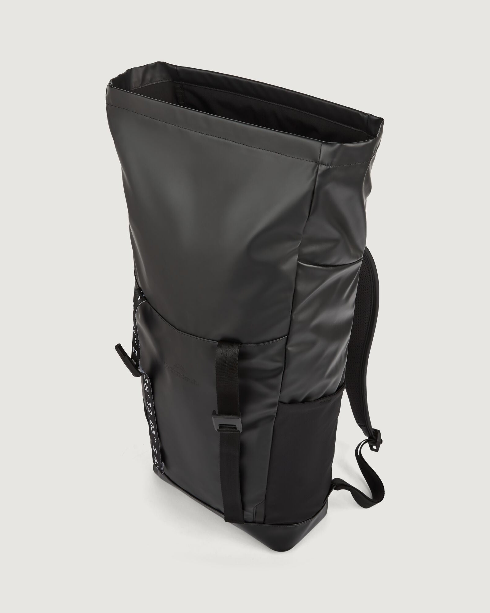 Amphi Roll Top 18L Waterproof Backpack - Black Stingray Color for Hiking, Travel & Outdoor Adventures