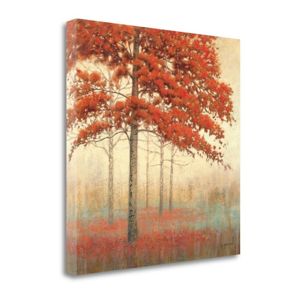 Autumn Trees II by James Wiens - Premium Giclee Art Print on Gallery Wrapped Canvas, Handmade Wall Decor for Living Room, Bedroom & Office - Ready to Hang Fine Art Painting