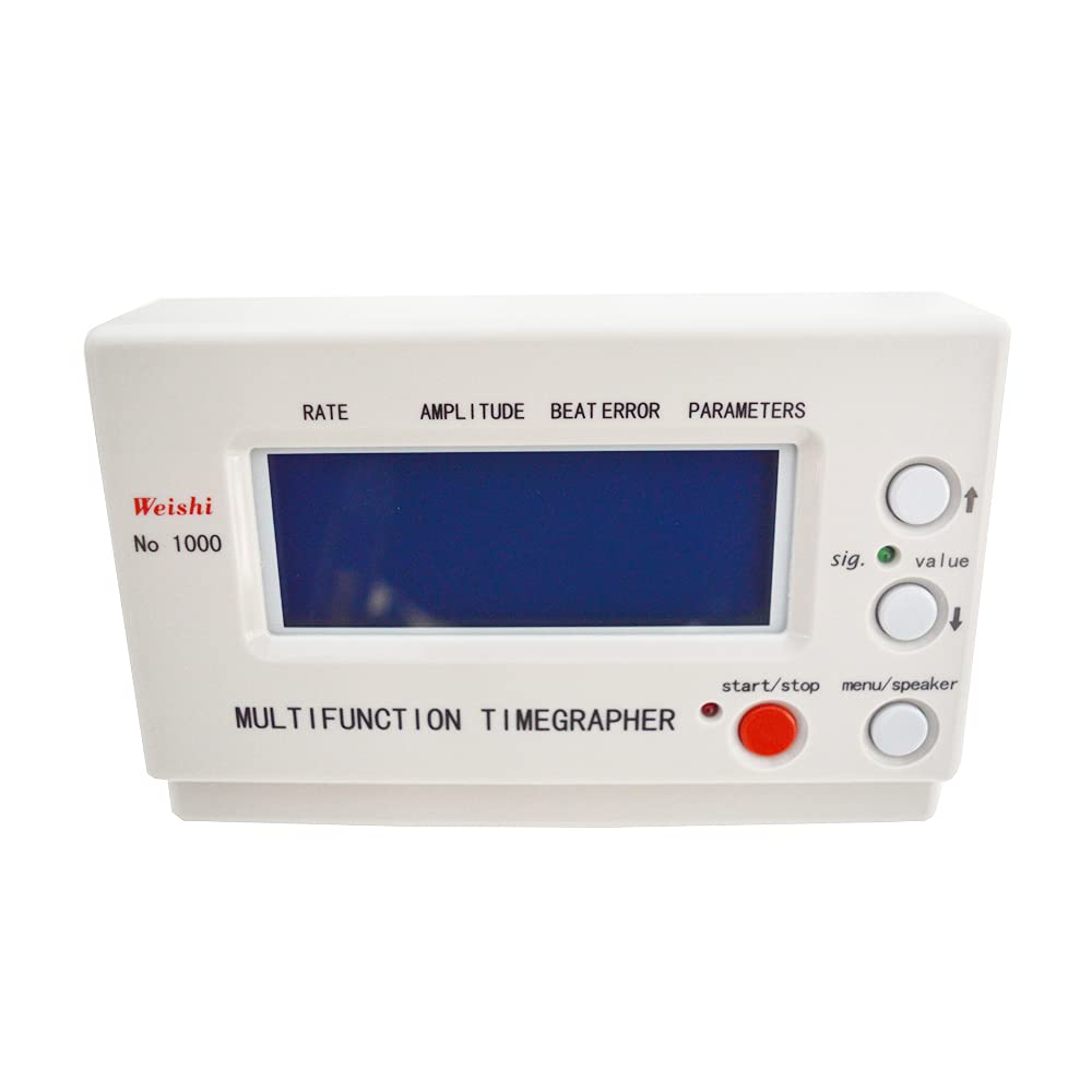 INTBUYING MTG-1000 Professional Mechanical Watch Timegrapher - Multifunction Timing Tester & Calibration Machine (110V) for Watchmakers & Repair Shops | Perfect for Watch Accuracy Testing, Regulation & Maintenance