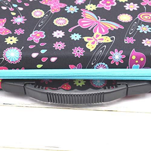 SOWUNO 60 Bottle Essential Oil Carrying Case - Portable Butterfly Design Essential Oil Organizer for Travel, Home & Outdoor Aromatherapy Use