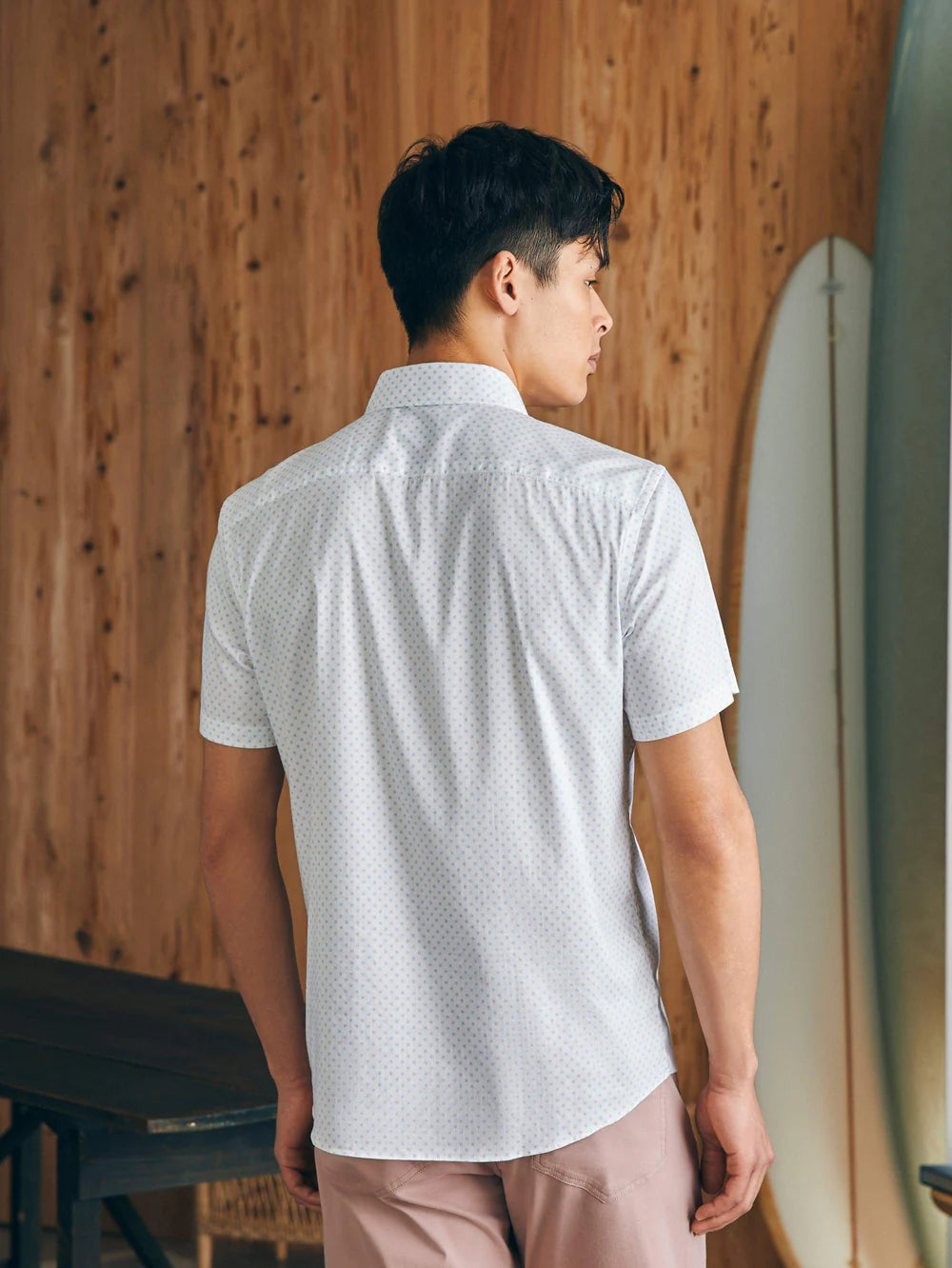 FAHERTY Short Sleeve Movement Shirt for Men - Lightweight, Breathable & Comfortable - Perfect for Travel, Hiking & Outdoor Adventures
