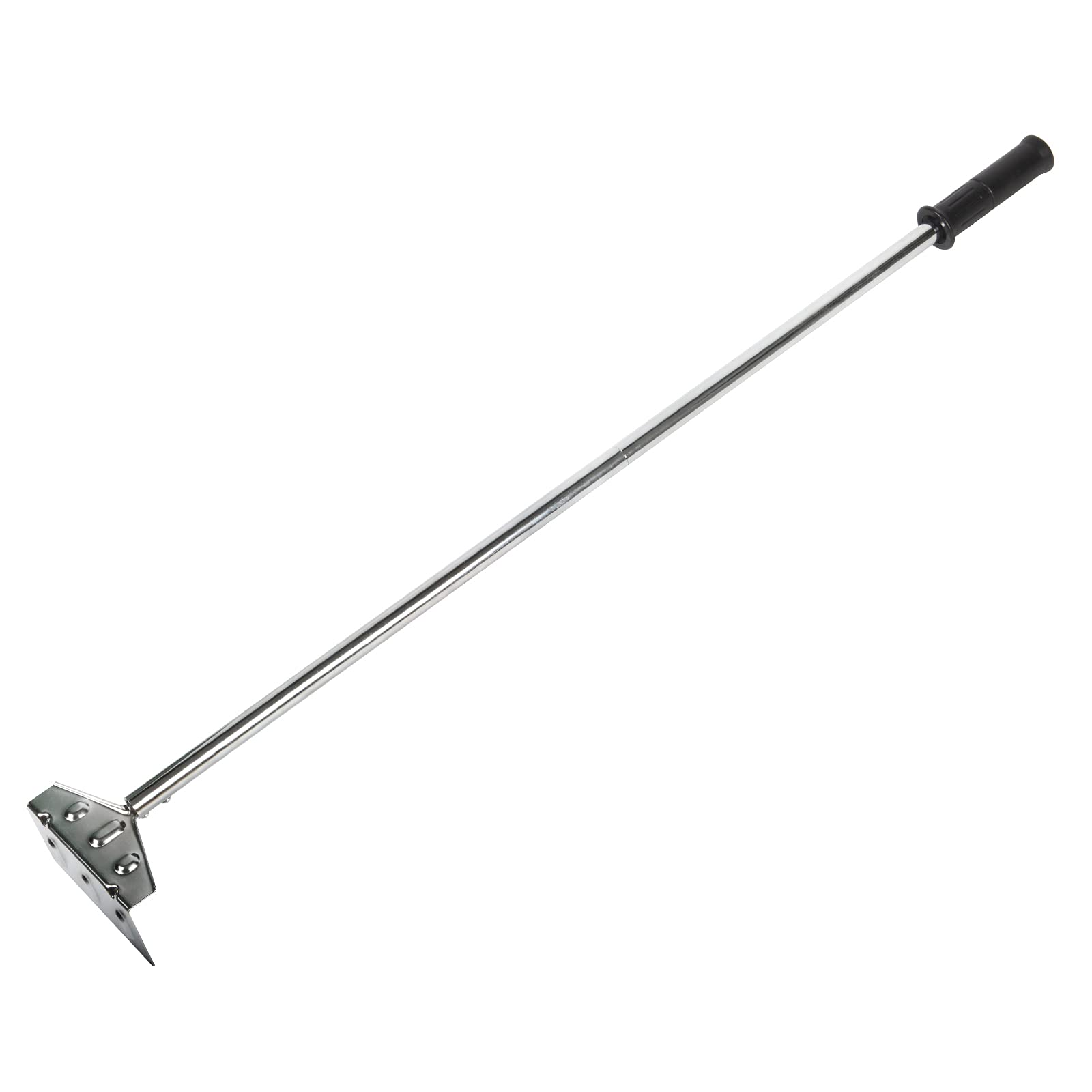 Heavy Duty Charcoal Grill Rake with Rubber Handle - 32 Inch Ash Tool for Kettle Grills & Pizza Ovens - Perfect for Backyard BBQs, Camping & Outdoor Cooking