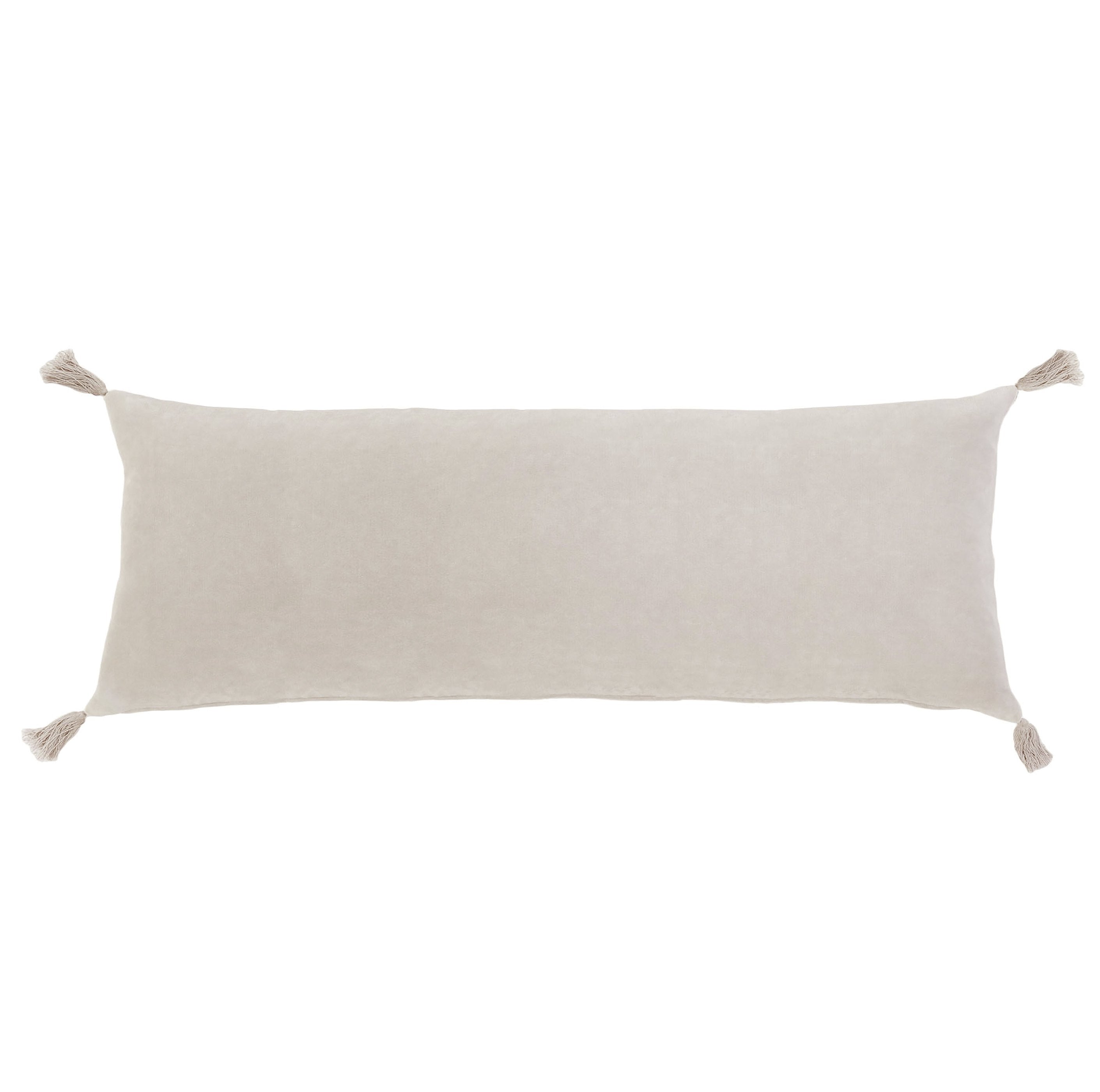 Bianca 14x40 Decorative Throw Pillow with Insert - Perfect for Sofa, Bed & Home Decor