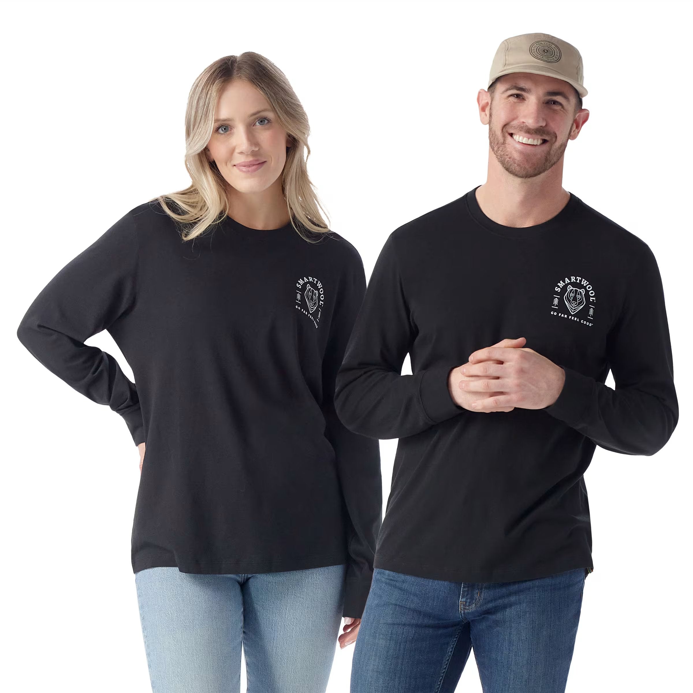 Bear Stare Graphic Long Sleeve T-Shirt for Men & Women | Vintage Animal Print Tee | Casual Streetwear Fashion | Perfect for Fall Outfits, Date Nights & Weekend Wear