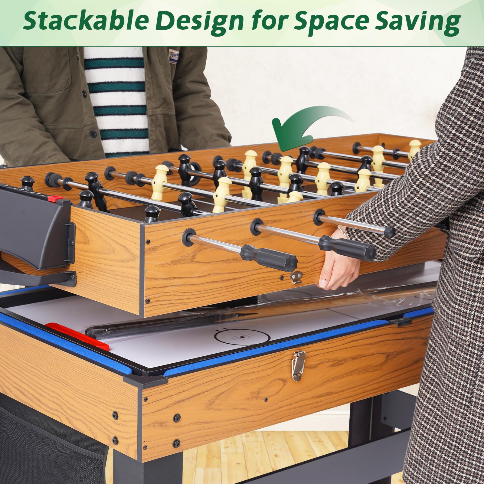 4-in-1 Multi Game Table for Adults - 54