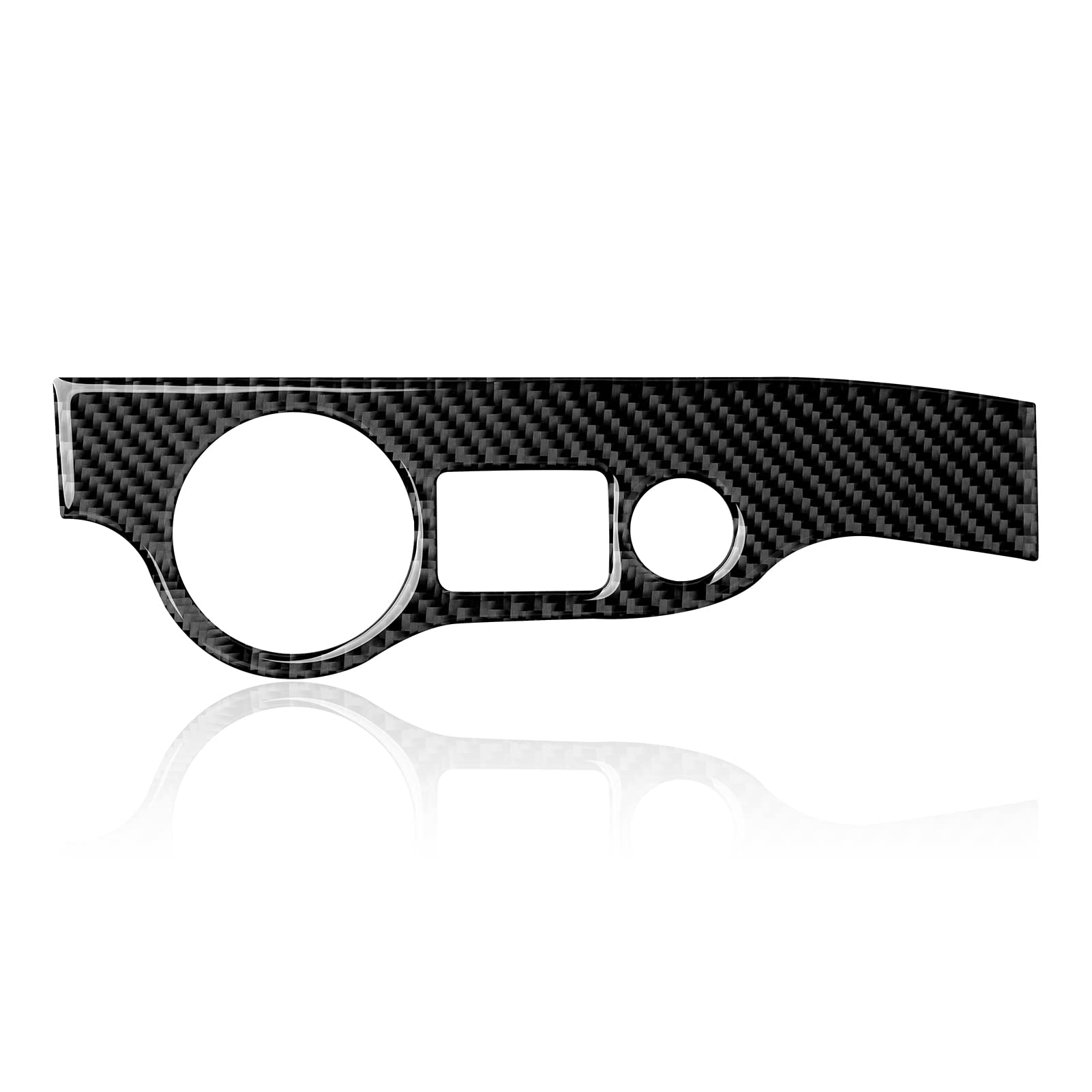Carbon Fiber Car Headlight Switch Cover Trim Decors for 2011-2023 Dodge Charger - Interior Accessories & Stickers for Customization & Protection (Perfect for Car Enthusiasts & DIY Auto Upgrades)