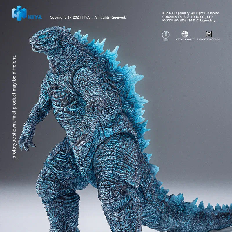 HIYA 7-inch 18cm Godzilla x Kong The New Empire Energized Godzilla Action Figure - Collectible Movie Toy for Display & Play | Perfect for Fans, Gift Giving & Home Decor