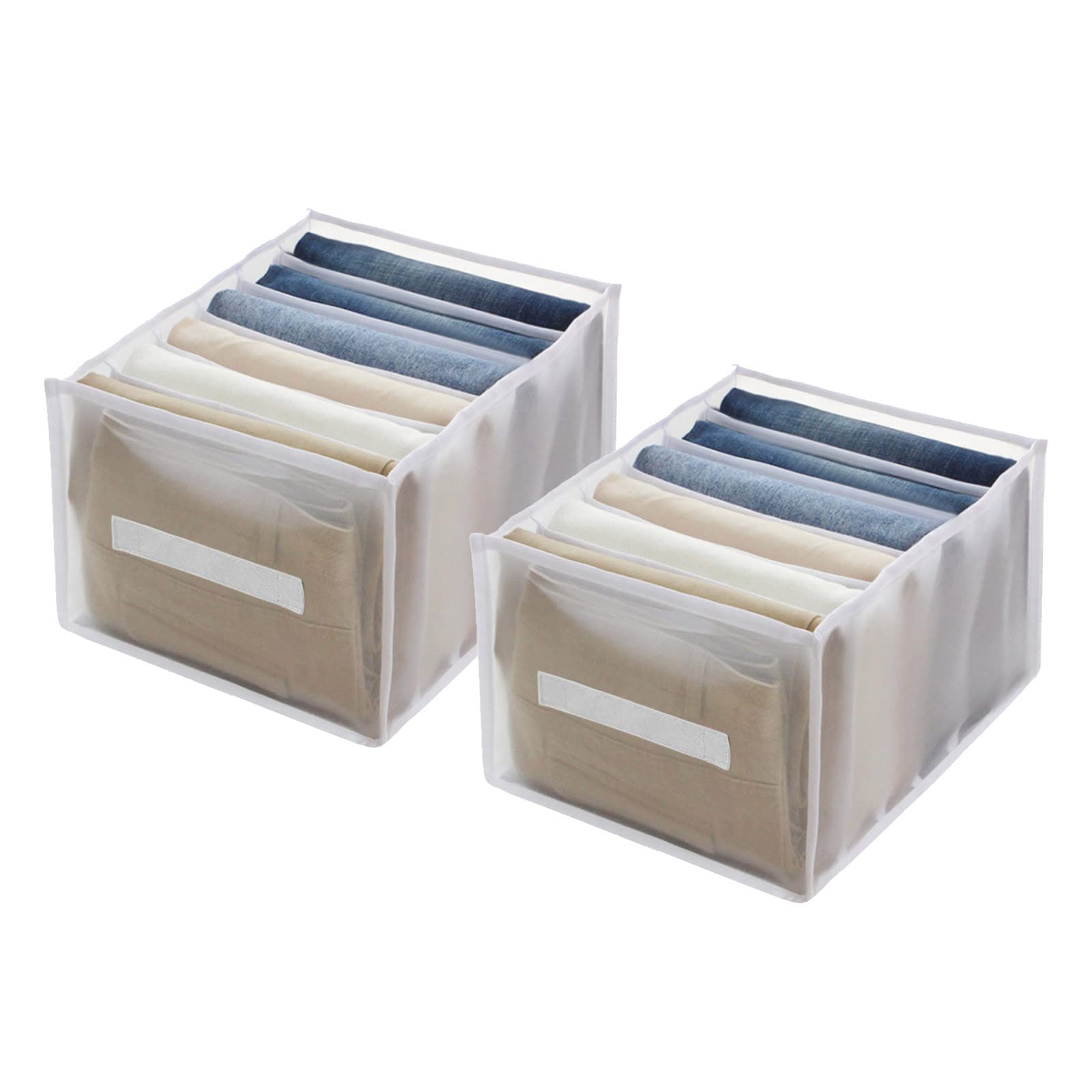 Mesh Storage Box for Clothes & Pants - Drawer Organizer with Compartments | Perfect for Home, Closet & Travel Organization