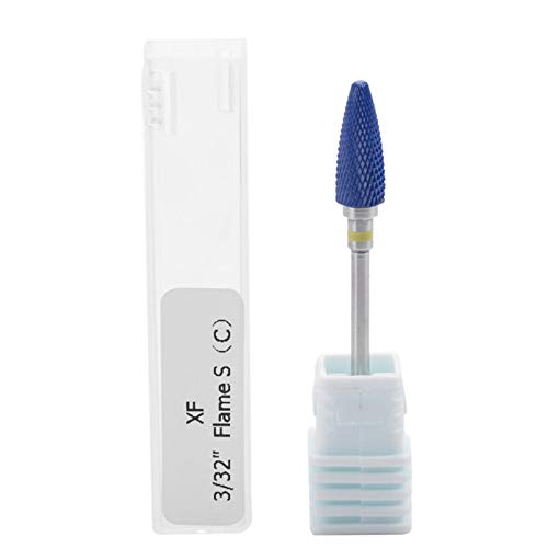 20PCS Professional Nail Drill Bits Set - Portable Display Base with Wear-Resistant Blue Polishing for Grinding & Peeling | Perfect for Salon, Home Manicure & Nail Art Enthusiasts