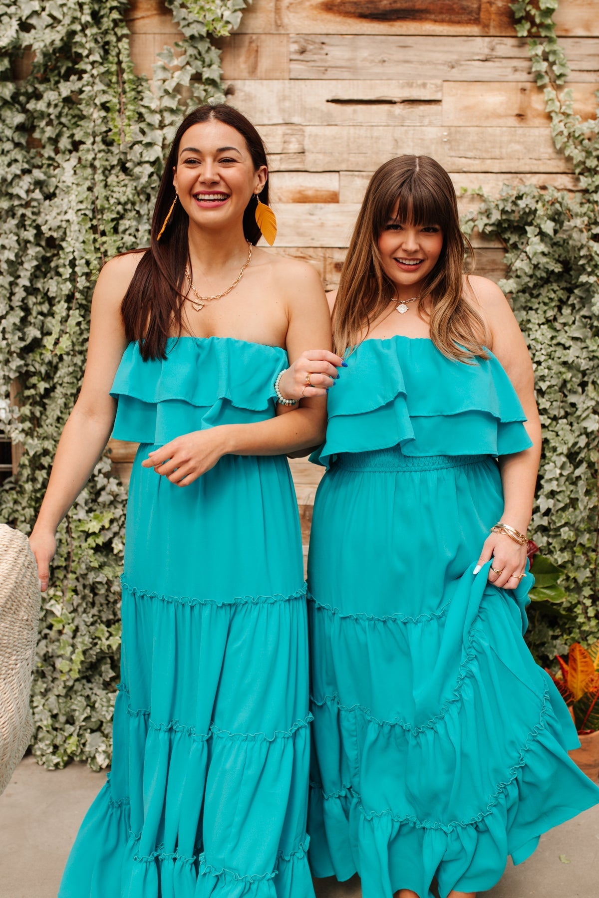 Oceans Of Bliss Blue Dress for Women - Elegant Flowy Summer Beach Dress - Perfect for Vacations, Weddings & Casual Outings