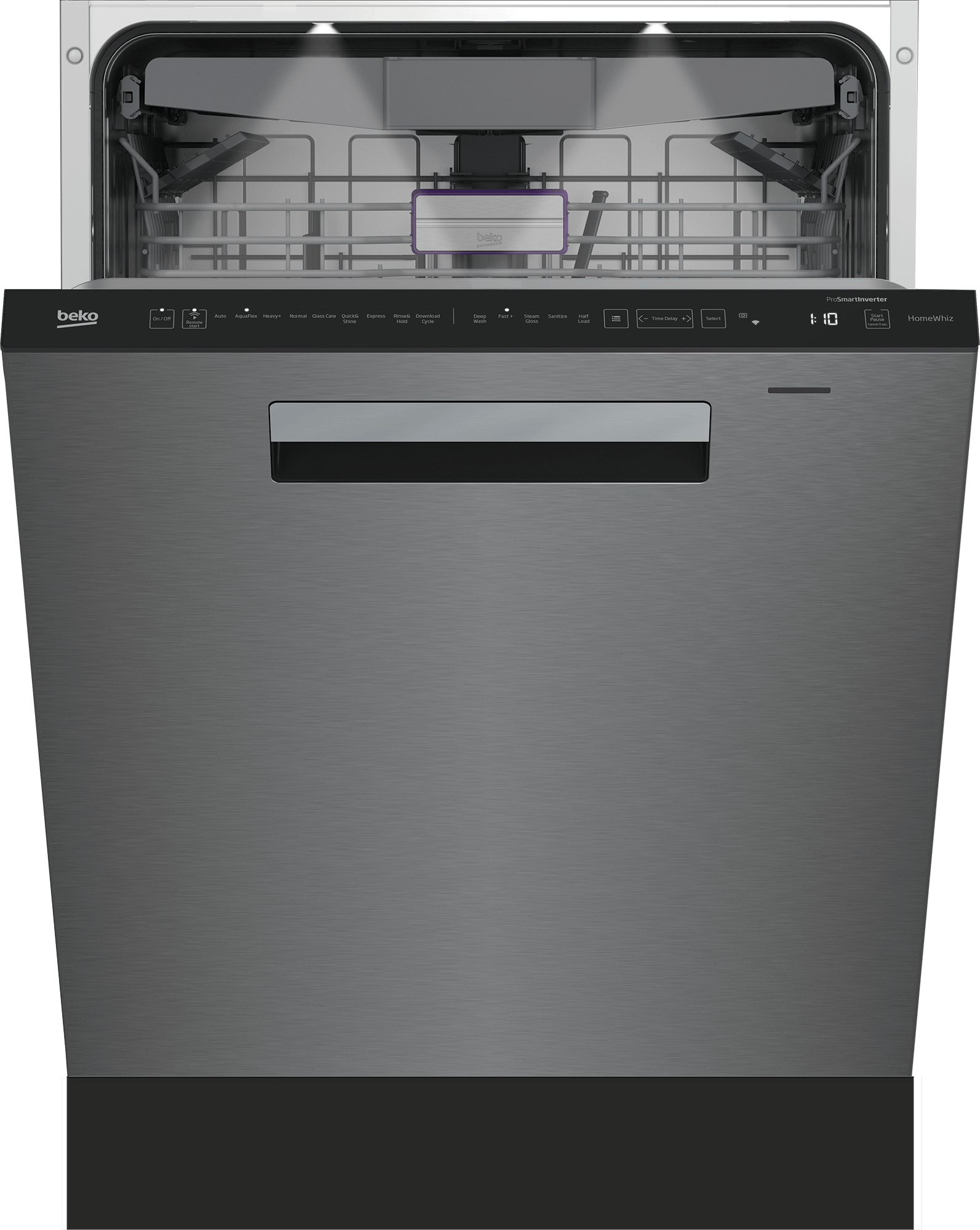 Beko DDT39434XIH 16 Place Settings Tall Tub Dishwasher - 39.0 dB Ultra Quiet, Energy Efficient for Large Families | Perfect for Open Kitchens & Entertaining Guests