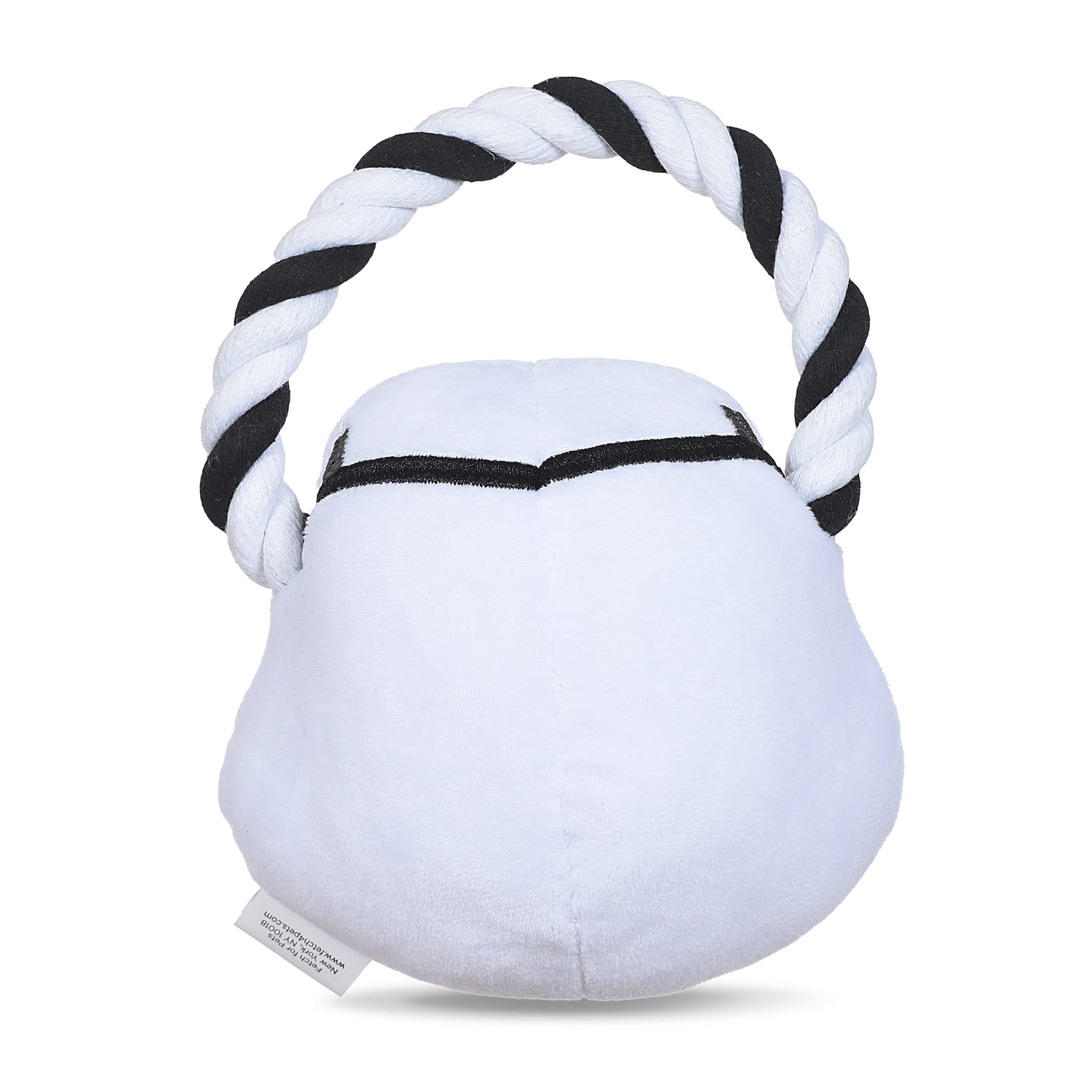 Star Wars Stormtrooper Rope Dog Toy with Plush Head - Durable Chew Toy for Dogs, Interactive Tug of War Pet Toy - Perfect for Playtime, Training & Star Wars Fans (FF19199) | Great for Indoor & Outdoor Fun