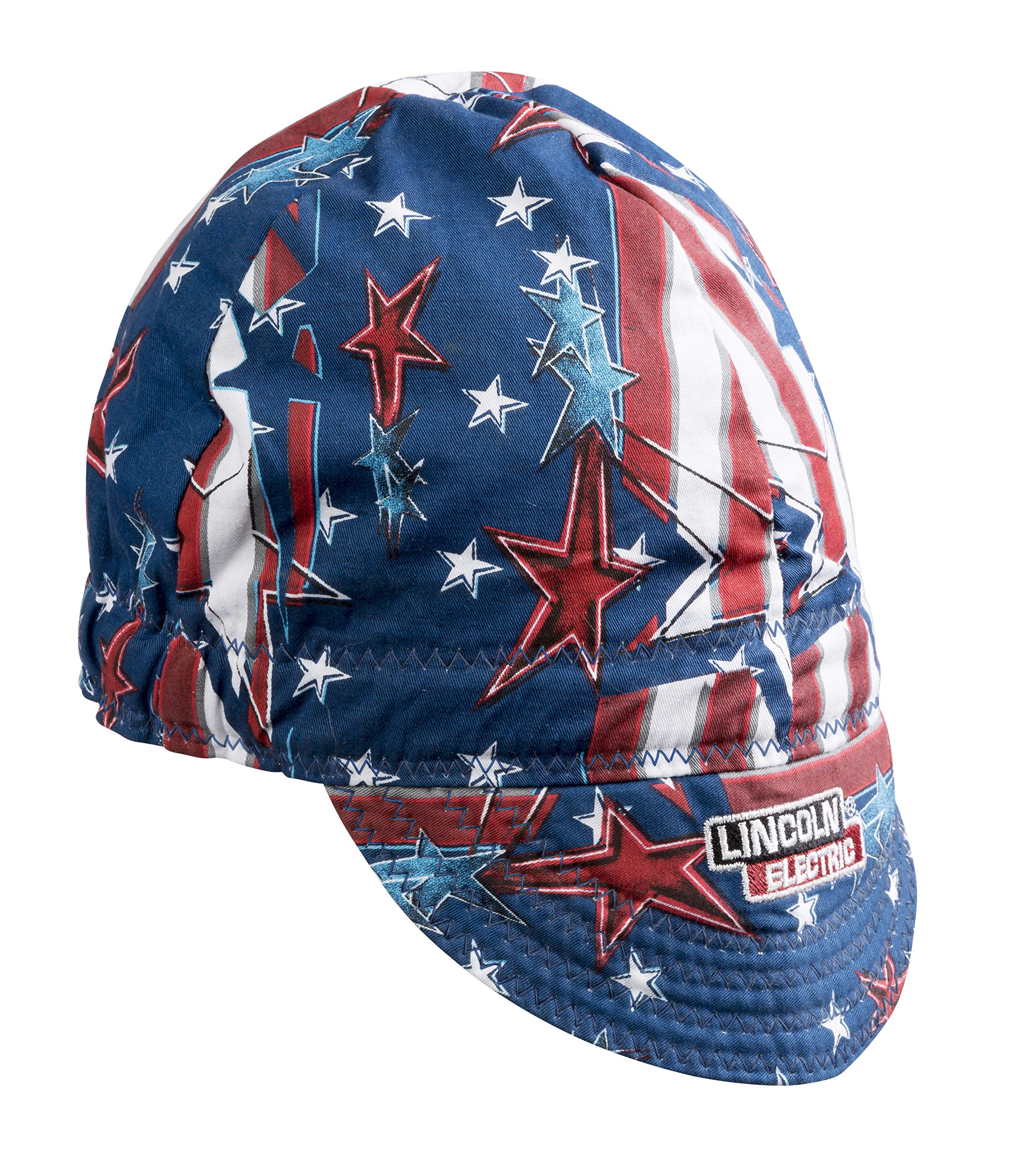 Lincoln Electric Welding Cap - Durable & Comfortable Cotton Welding Hat for MIG/TIG/Stick Welders - Adjustable Headband for Safety & Protection (Black, Blue, Red) - Perfect for Construction, Metal Fabrication & DIY Projects