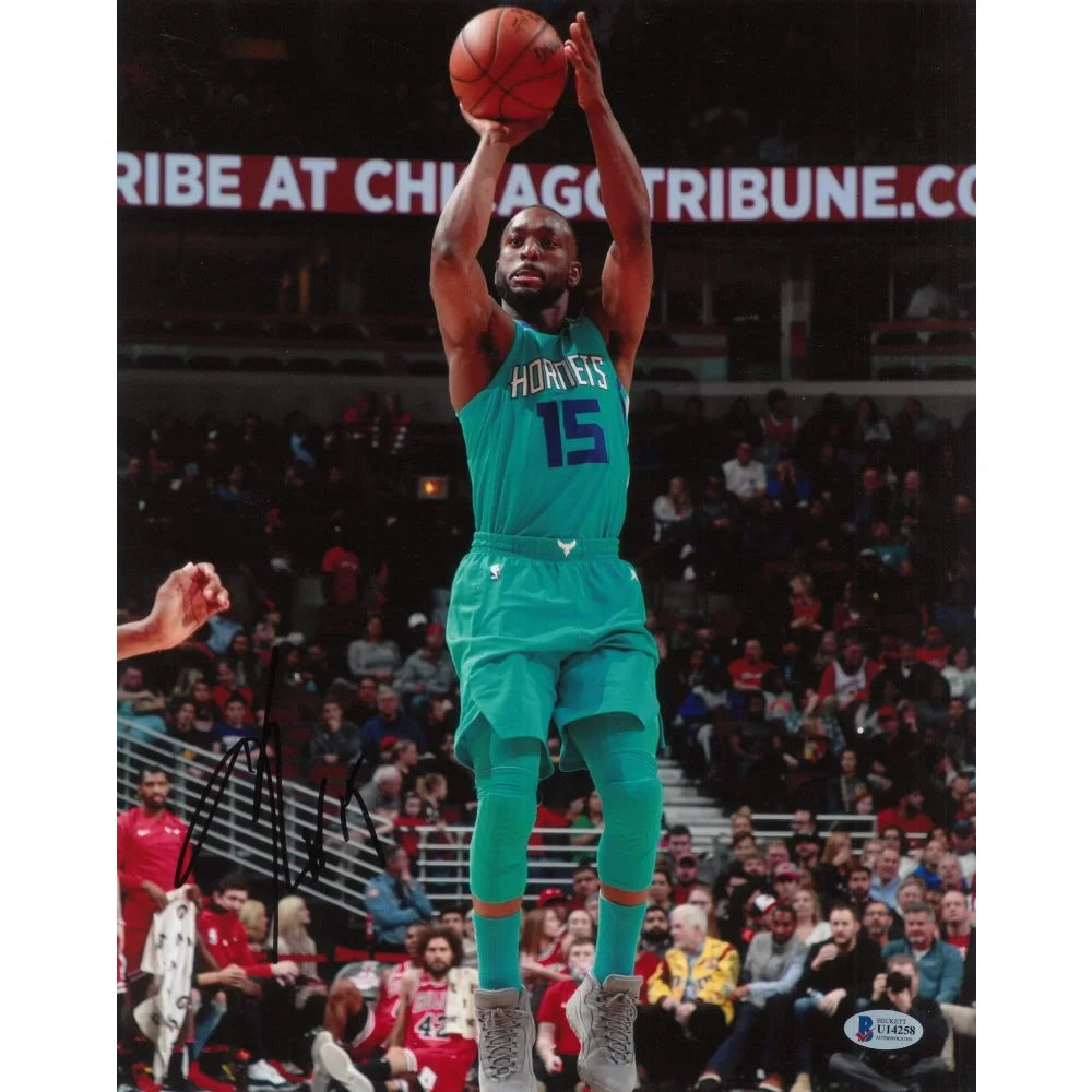 Kemba Walker Autographed 11x14 Photo - Hand Signed BAS COA - Charlotte Hornets Memorabilia - Perfect for Sports Fans & Collectors