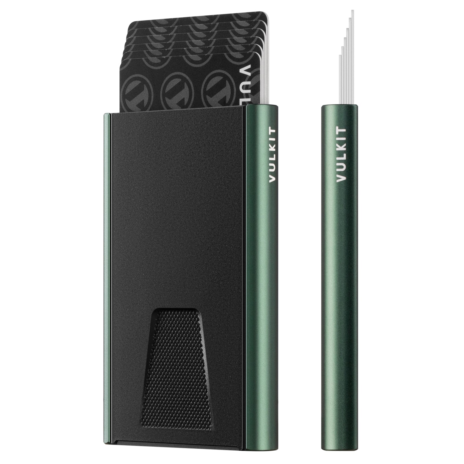 VC500 Slim RFID Blocking Wallet with/Without Money Clip & AirTag Holder - Push Up Card Holder for Credit Cards & Cash - Perfect for Travel, Business & Everyday Use