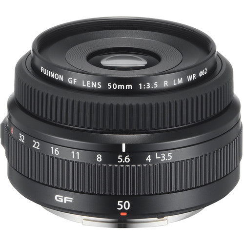 Fujifilm GF 50mm f/3.5 R WR Medium Format Lens - Professional Portrait & Landscape Photography for GFX Cameras | Weather-Resistant Design for Outdoor Shooting