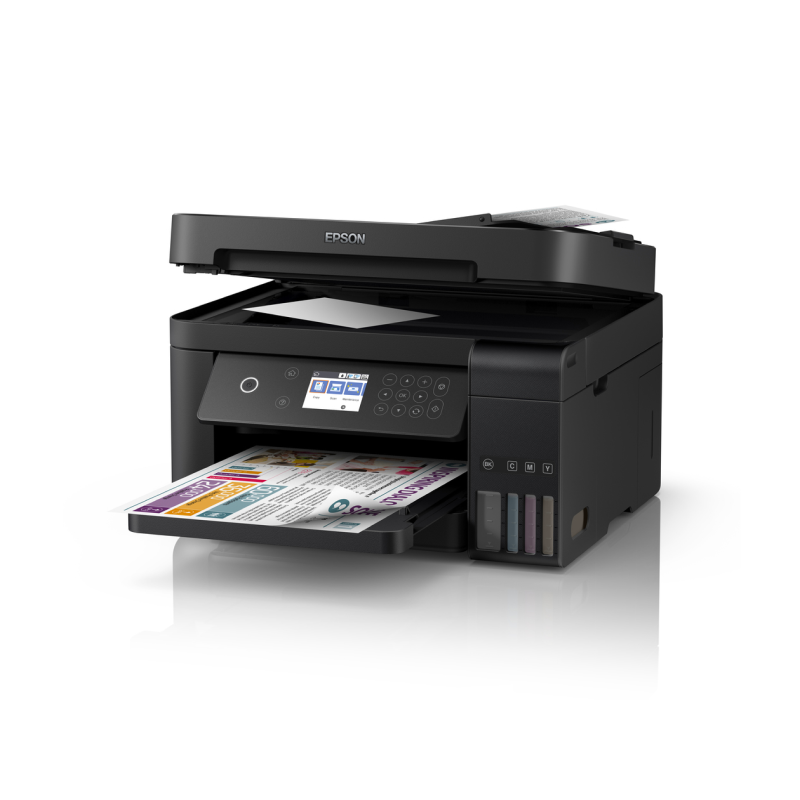 Epson EcoTank L6270 Wireless All-in-One A4 Ink Tank Printer with Auto Duplex Printing, ADF Scanner & Wi-Fi Connectivity - Perfect for Home Office, Small Business & School Projects
