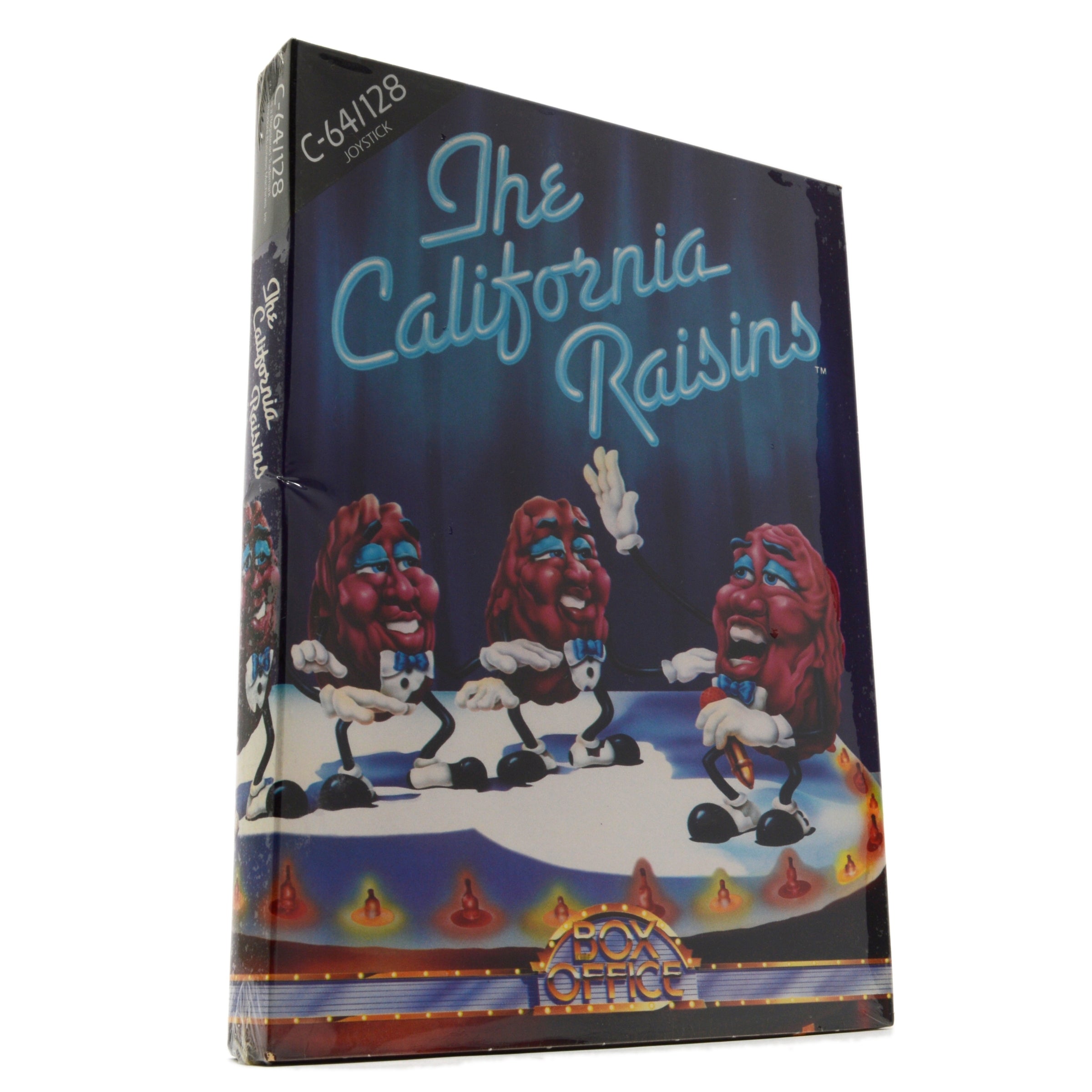Vintage Commodore C64/128 The California Raisins Computer Game - Factory Sealed Retro Video Game for Collectors | Perfect for Gaming Enthusiasts & 80s Nostalgia Lovers