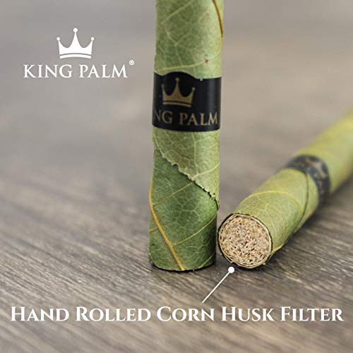 King Palm Mini Size Pre-Rolled Cones - Natural Palm Leaf Organic Pre Rolls with Pine Drip Flavor (2 Packs of 10) - Perfect for Relaxation, Social Gatherings & Outdoor Activities