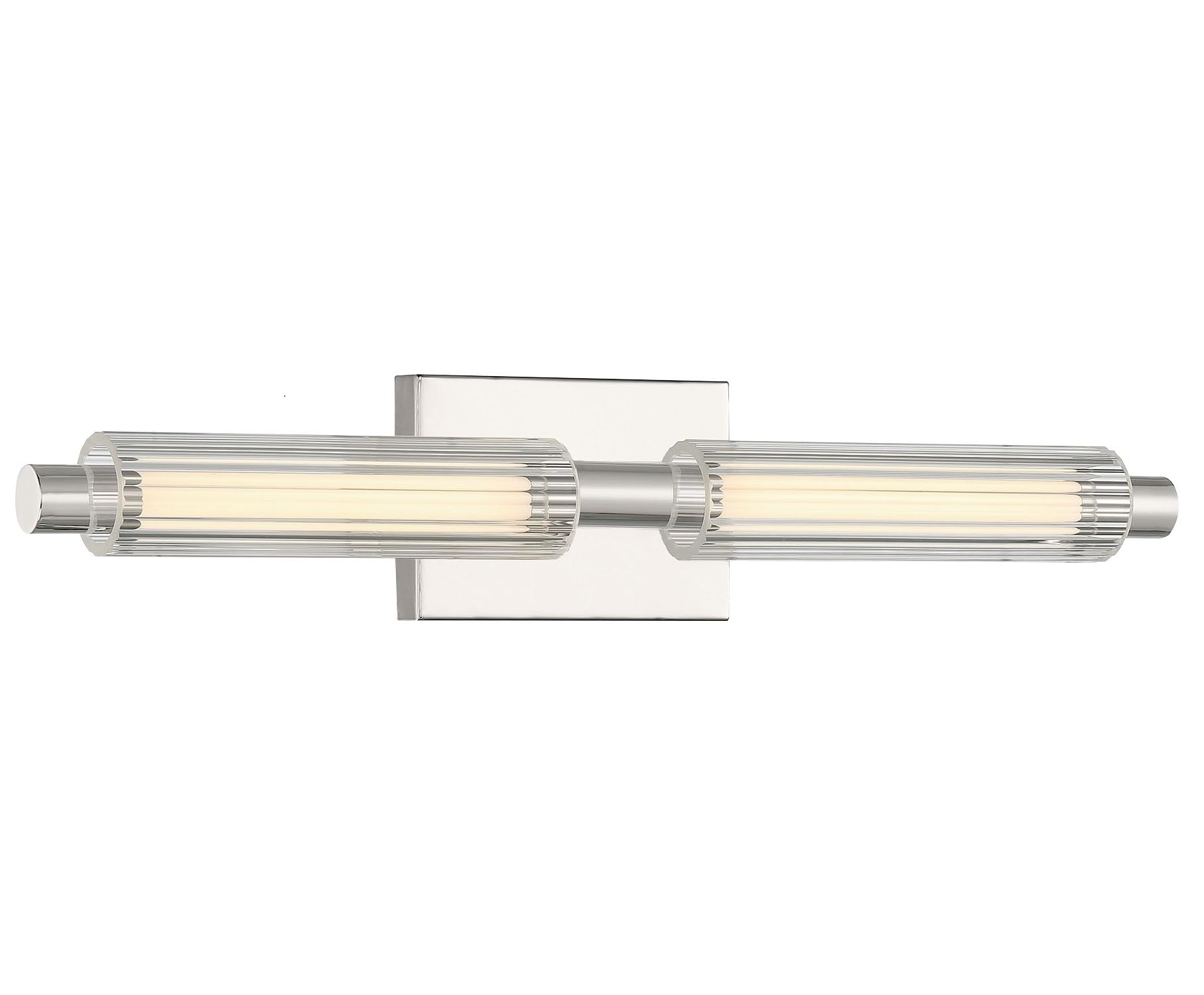 GEORGE KOVACS P5332-613-L Double Barrel LED Vanity Bathroom Light Fixture - 15W, 4.75