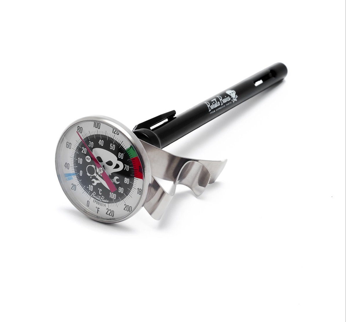 Barista Basics 5 Steaming Thermometer - Professional Milk Frothing Thermometer for Espresso, Latte & Cappuccino | Perfect for Home Baristas & Coffee Shops