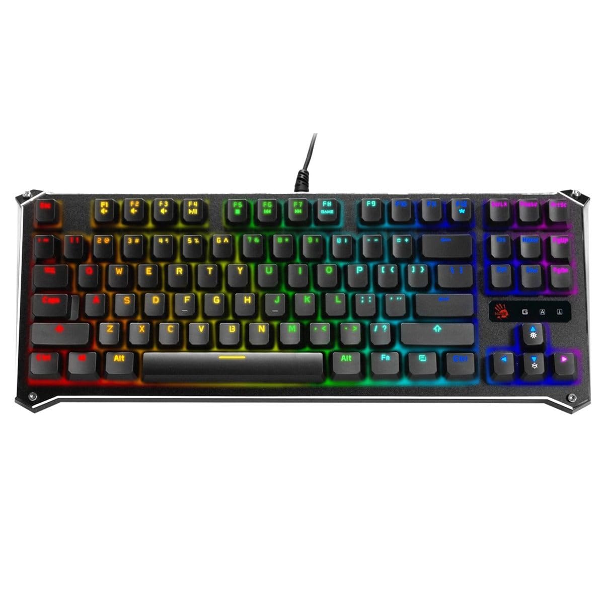 BLOODY B930 TKL Optical Gaming Keyboard - RGB Backlit, Tactile Switches for Esports & PC Gaming