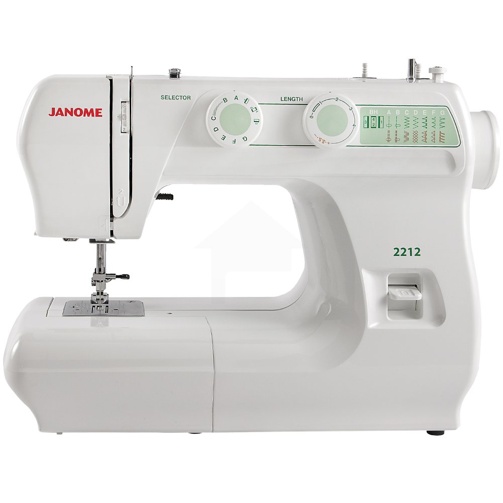Janome 2212 Sewing Machine for Beginners | Heavy Duty Free Arm Stitch | Perfect for Quilting, Dressmaking & Home DIY Projects