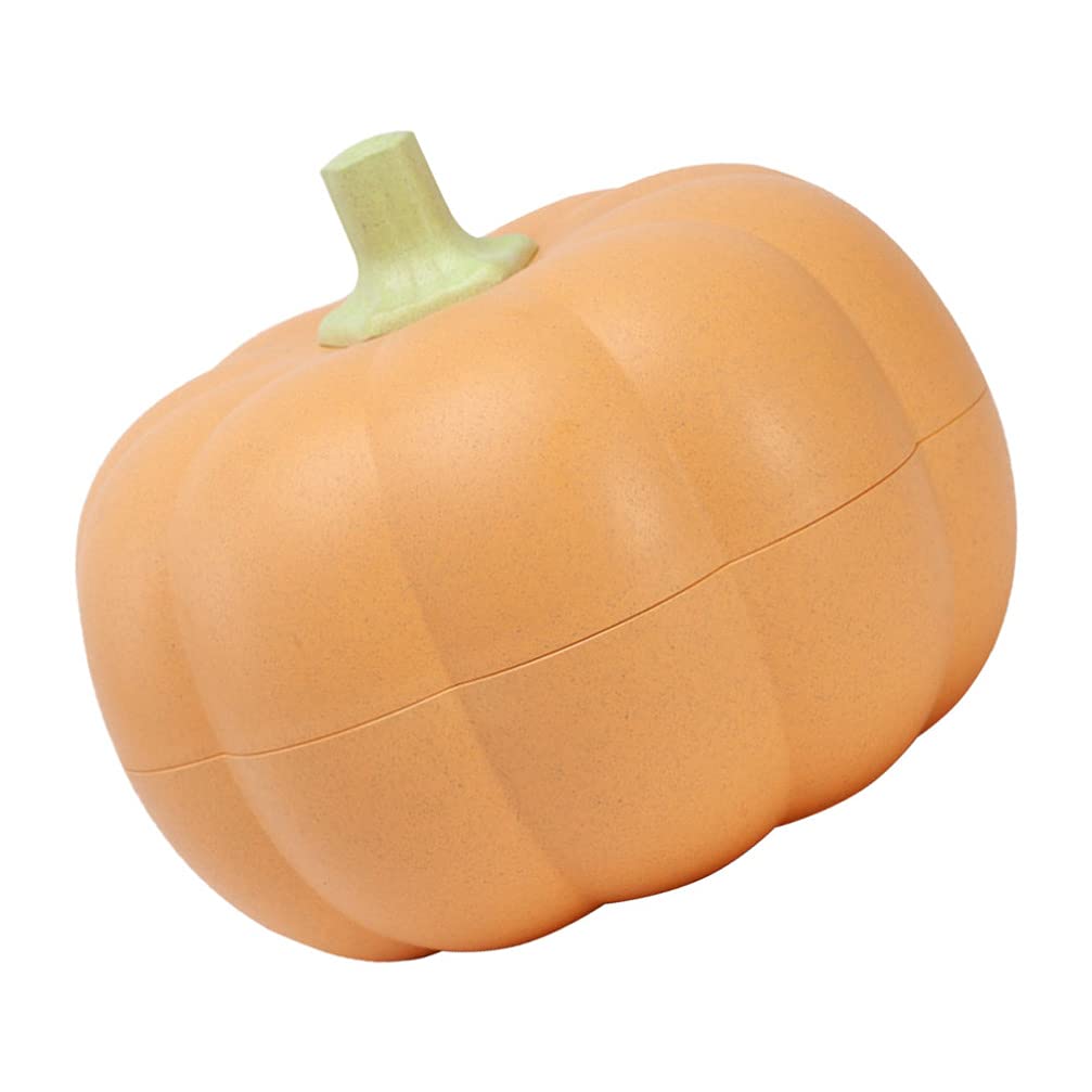 Pumpkin-Shaped Snack Bowl - Halloween Candy Dish for Dried Fruits, Nuts & Party Snacks | Orange Home Decor for Fall, Wedding & Halloween Party Supplies | Perfect for Table Centerpieces & Holiday Gatherings