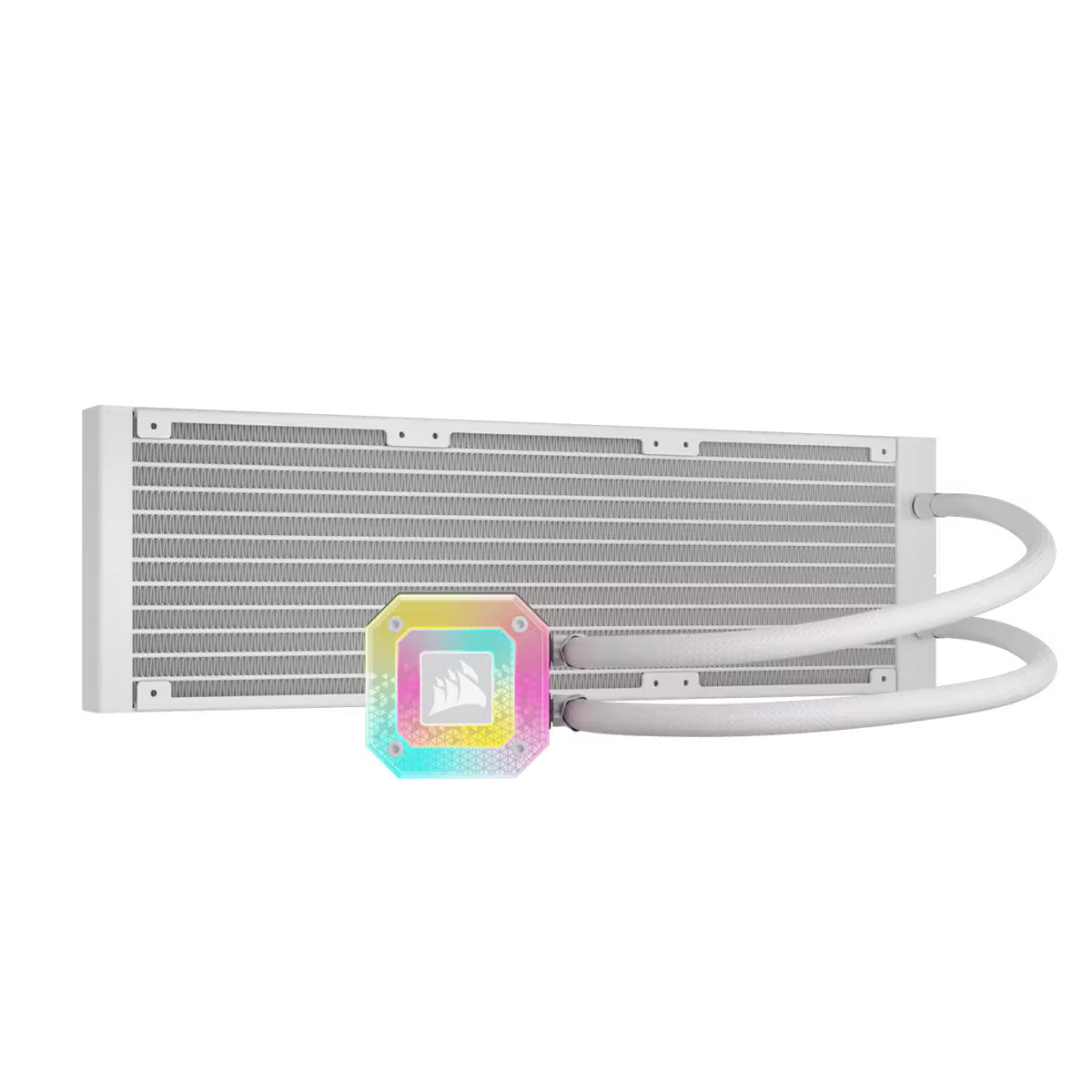Corsair iCUE H150i ELITE CAPELLIX XT White 360mm RGB Liquid CPU Cooler - High Performance Cooling for Gaming PCs & Workstations - Perfect for Overclocking, Streaming & Content Creation