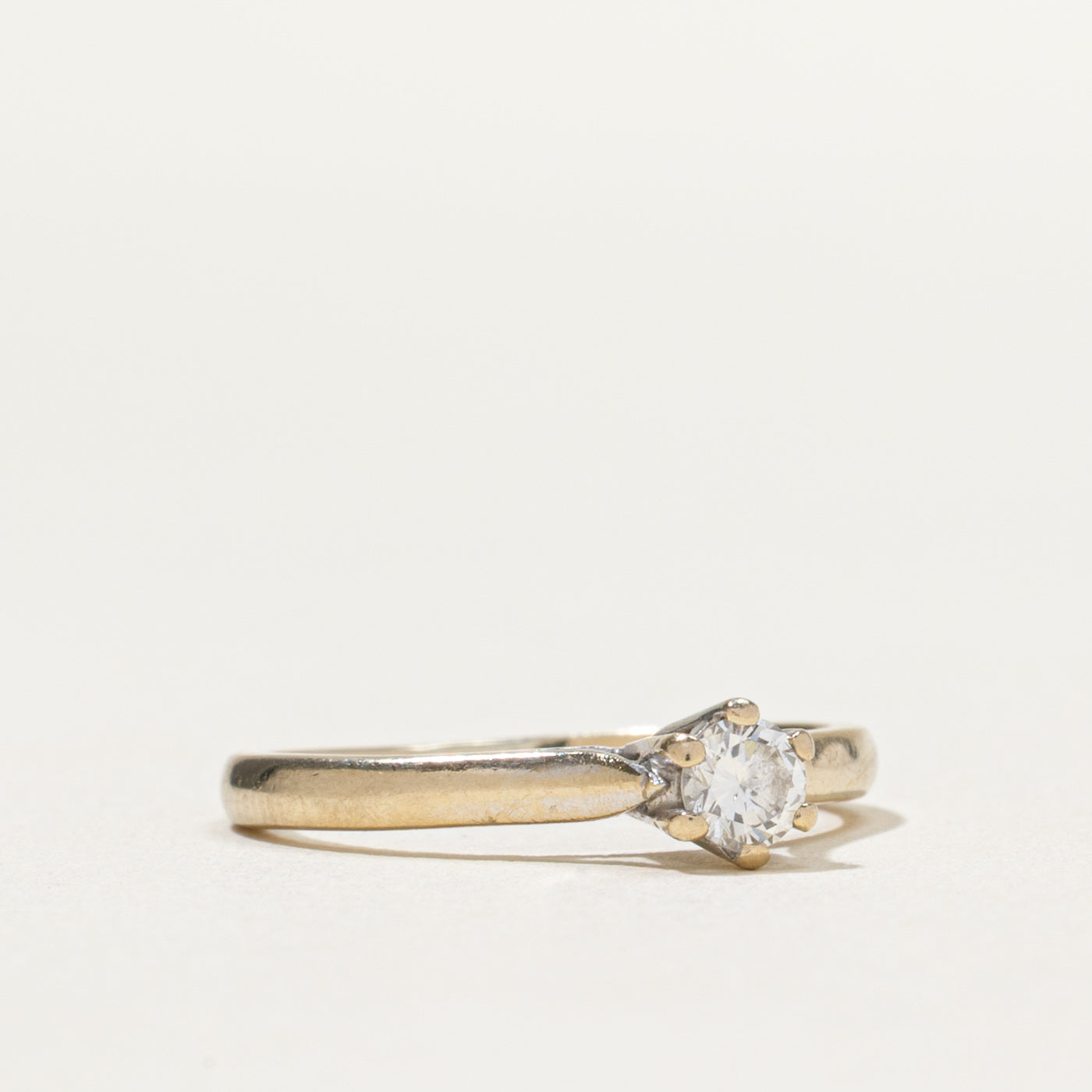 0.20ct Solitaire Diamond Ring for Women - Size 4.5 - Elegant Engagement & Wedding Band - Perfect for Proposals, Anniversaries & Special Occasions