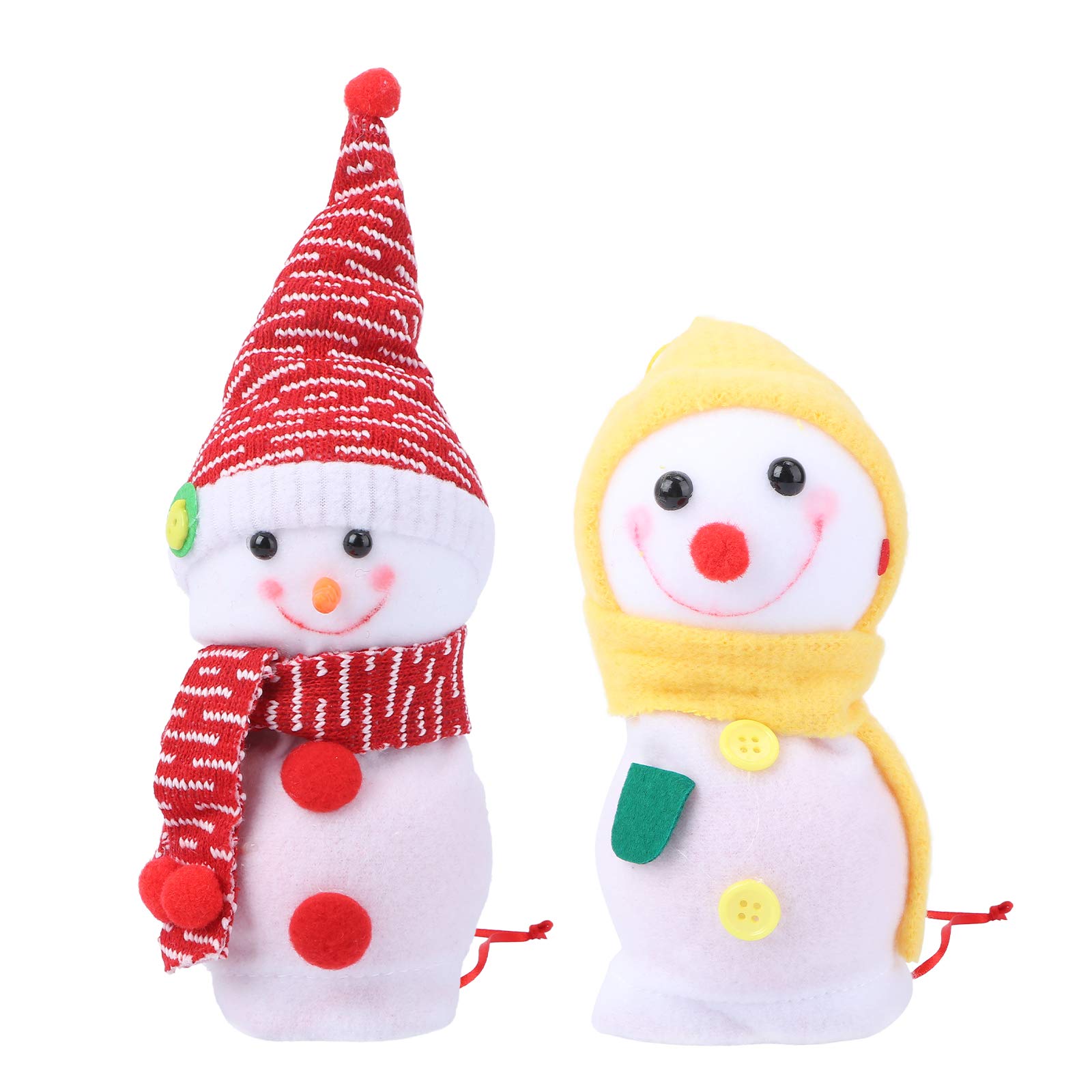VALICLUD 2PCS Christmas Snowman Apple Gift Bags - Holiday Gift Boxes for Christmas Eve, Party Favors & Stocking Stuffers (2 Styles) - Perfect for Xmas Decorations, Secret Santa Gifts & Festive Celebrations