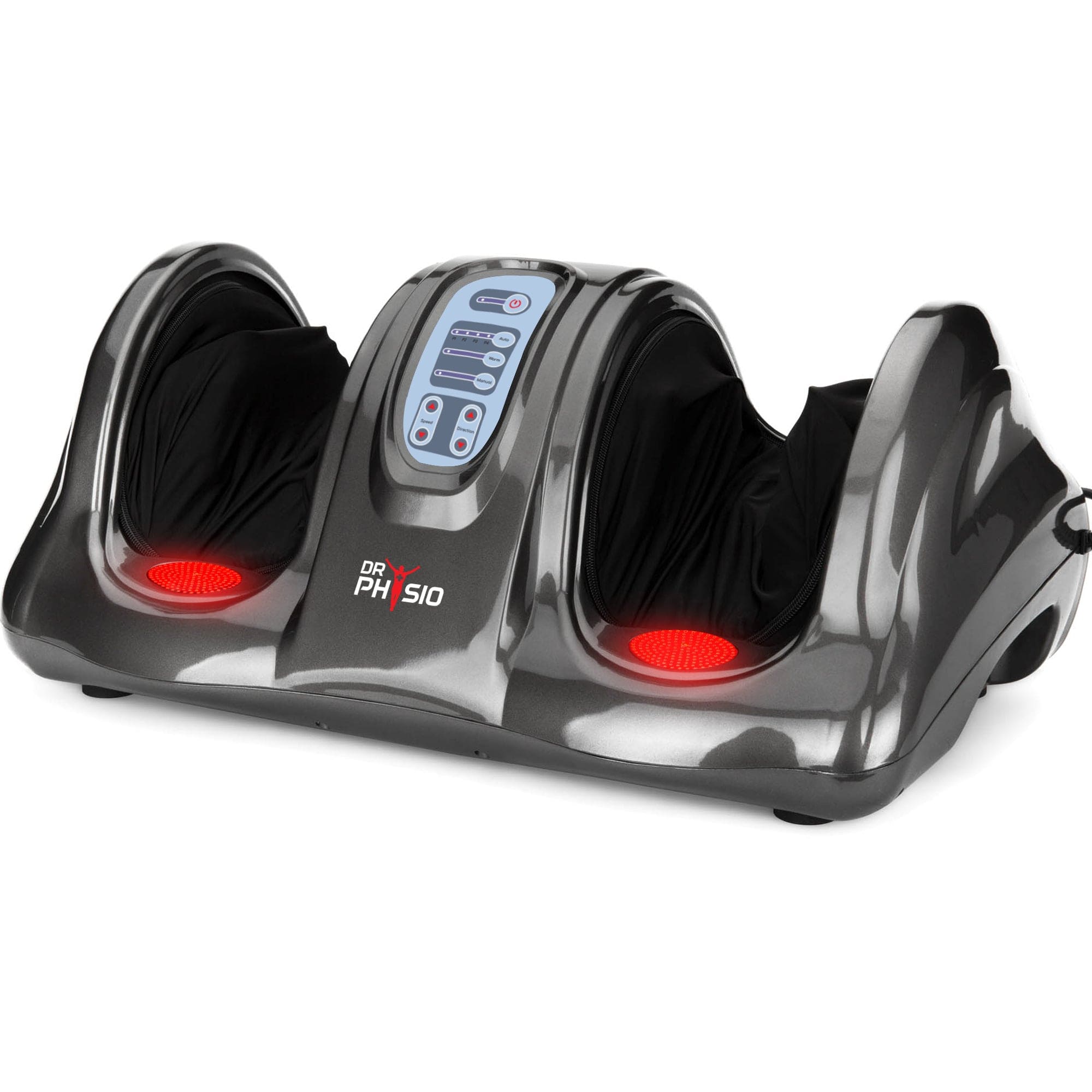 Dr Physio USA Foot and Calf Massager - Electric Shiatsu Massage Machine with Heat for Pain Relief, Muscle Relaxation - Perfect for Home, Office & Post-Workout Recovery