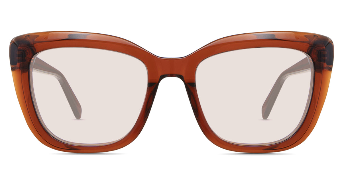 LESA Women's Prescription Tinted Glasses - Stylish & UV Protection for Reading, Driving & Outdoor Activities