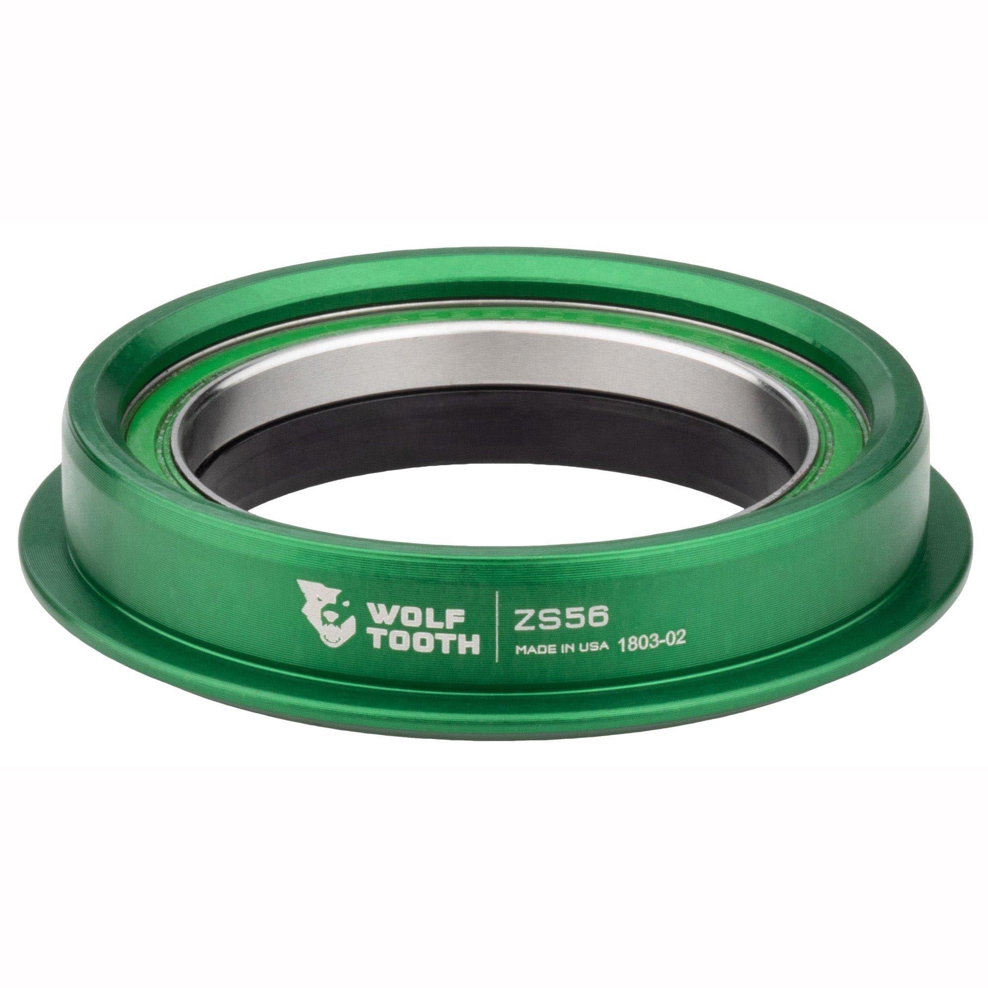 Wolf Tooth Premium Zero Stack (ZS) Headset - Lightweight MTB & Road Bike Headset for Smooth Steering - Perfect for Trail Riding, Commuting & Racing