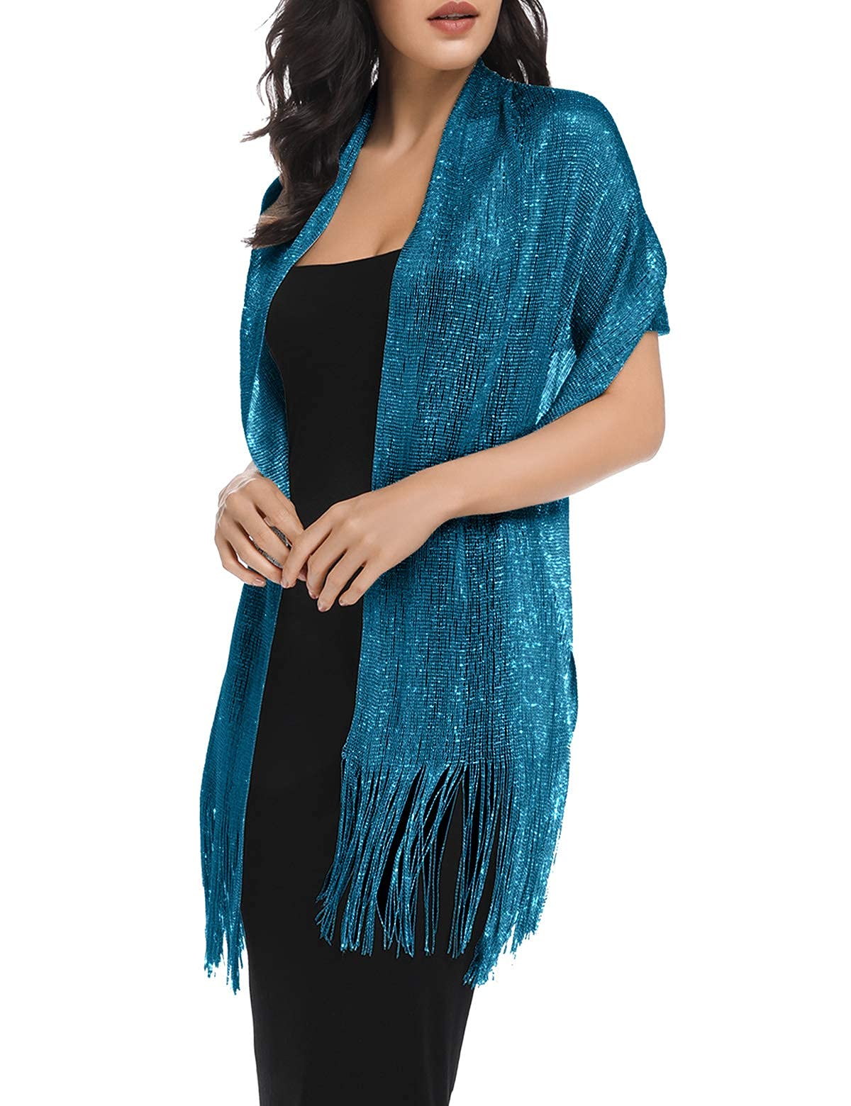 Elegant BANETTETA Women's Formal Shawl Wrap - Evening Party Scarf with Buckle for Weddings, Dinners & Special Occasions | Perfect for Evening Dresses, Cocktail Parties & Bridal Accessories