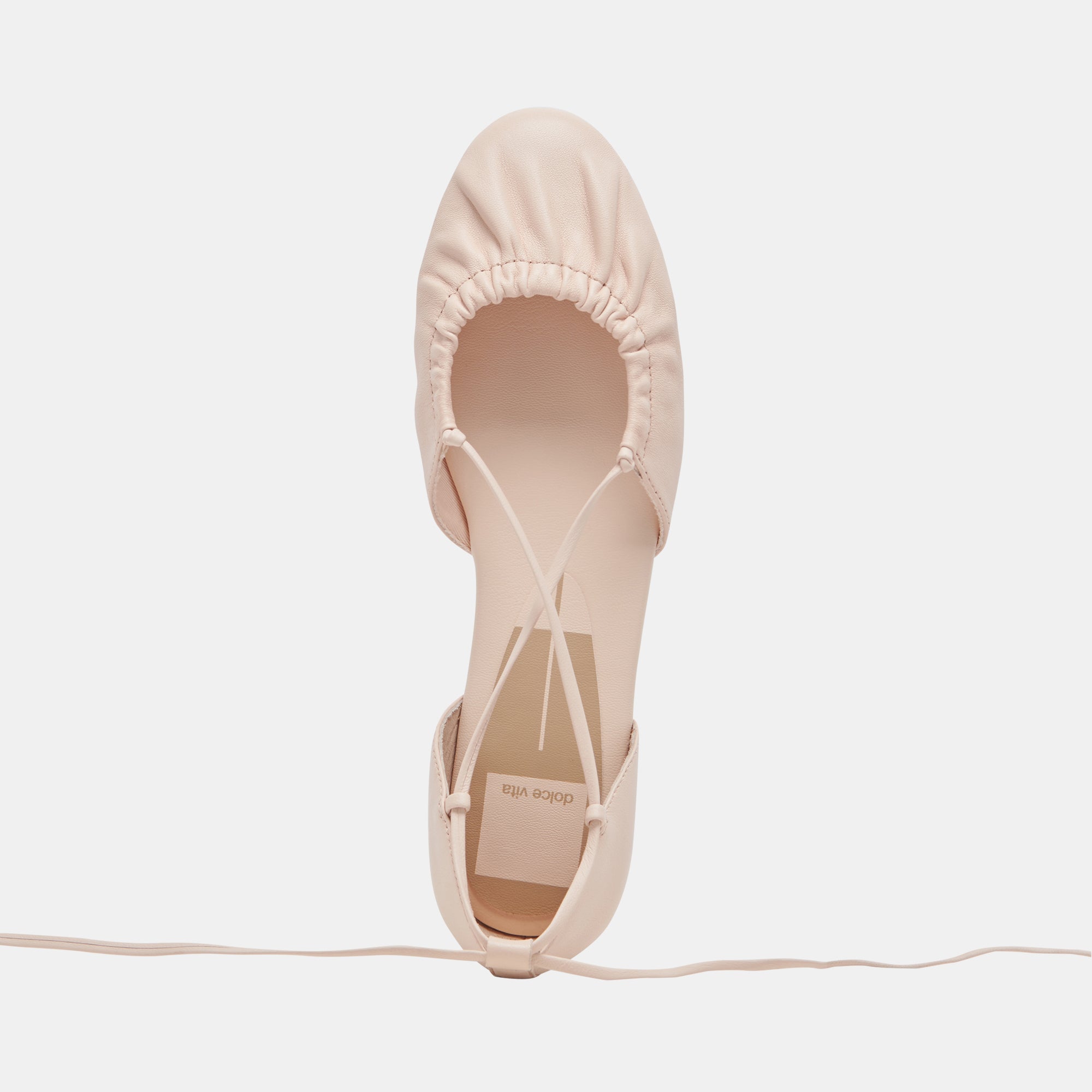 CANCUN Women's Ballet Flats - Light Pink Genuine Leather Comfortable Slip-On Shoes for Casual Wear & Office Outfits