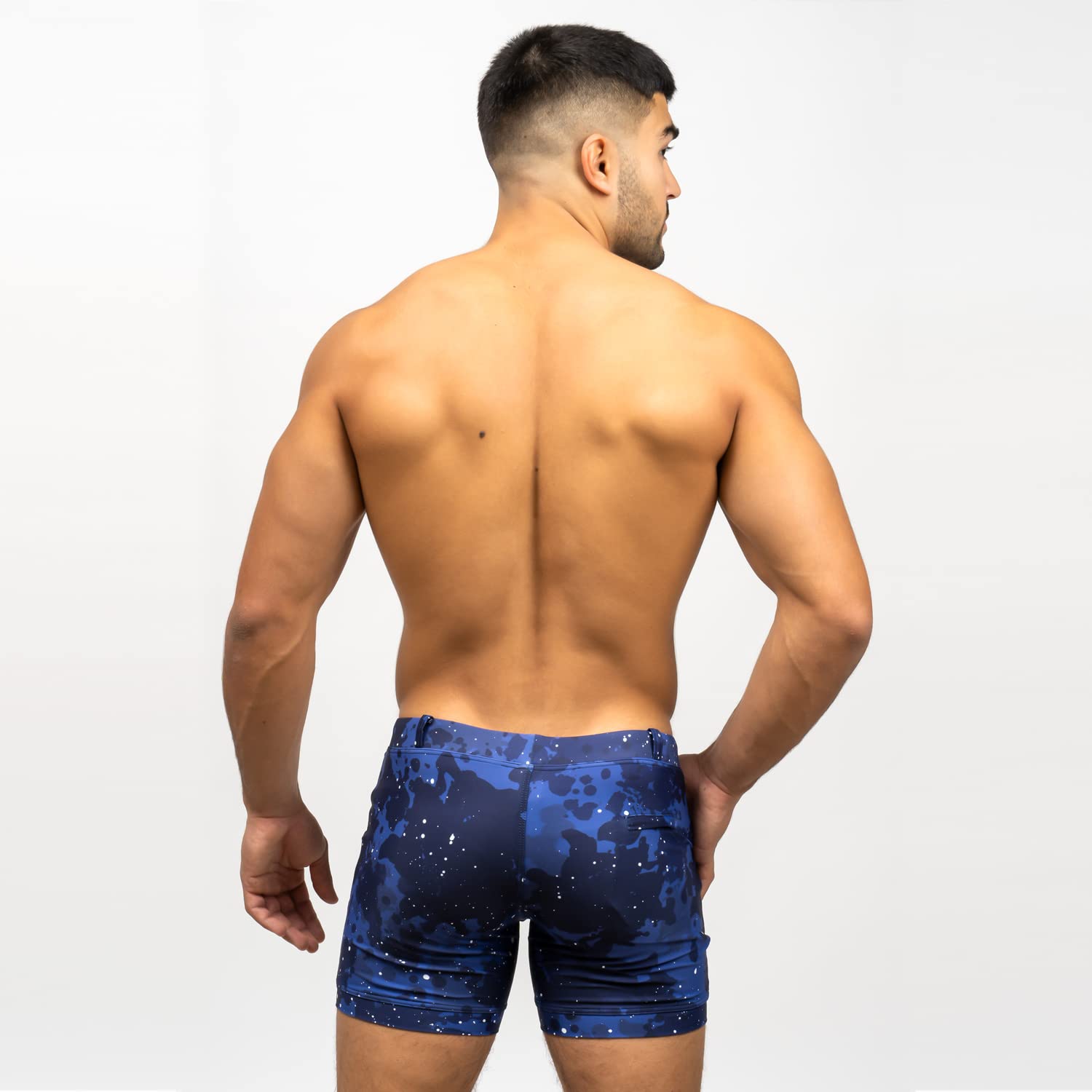 Taddlee Men's Swimwear - Quick Dry Swim Trunks with Pockets, Square Cut Boardshorts for Swimming, Beach & Pool Activities