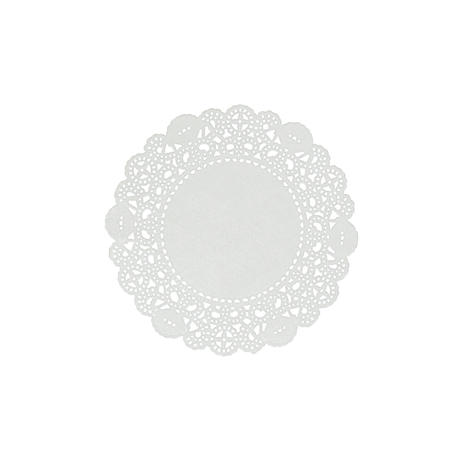 Royal 4 Inch Disposable Paper Lace Doilies - 10,000 Count Bulk Pack for Weddings, Parties & Cake Decorations