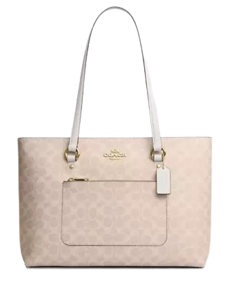 Coach Signature Canvas Gallery Tote Bag - Stylish & Durable Women's Handbag for Work, Travel & Everyday Use