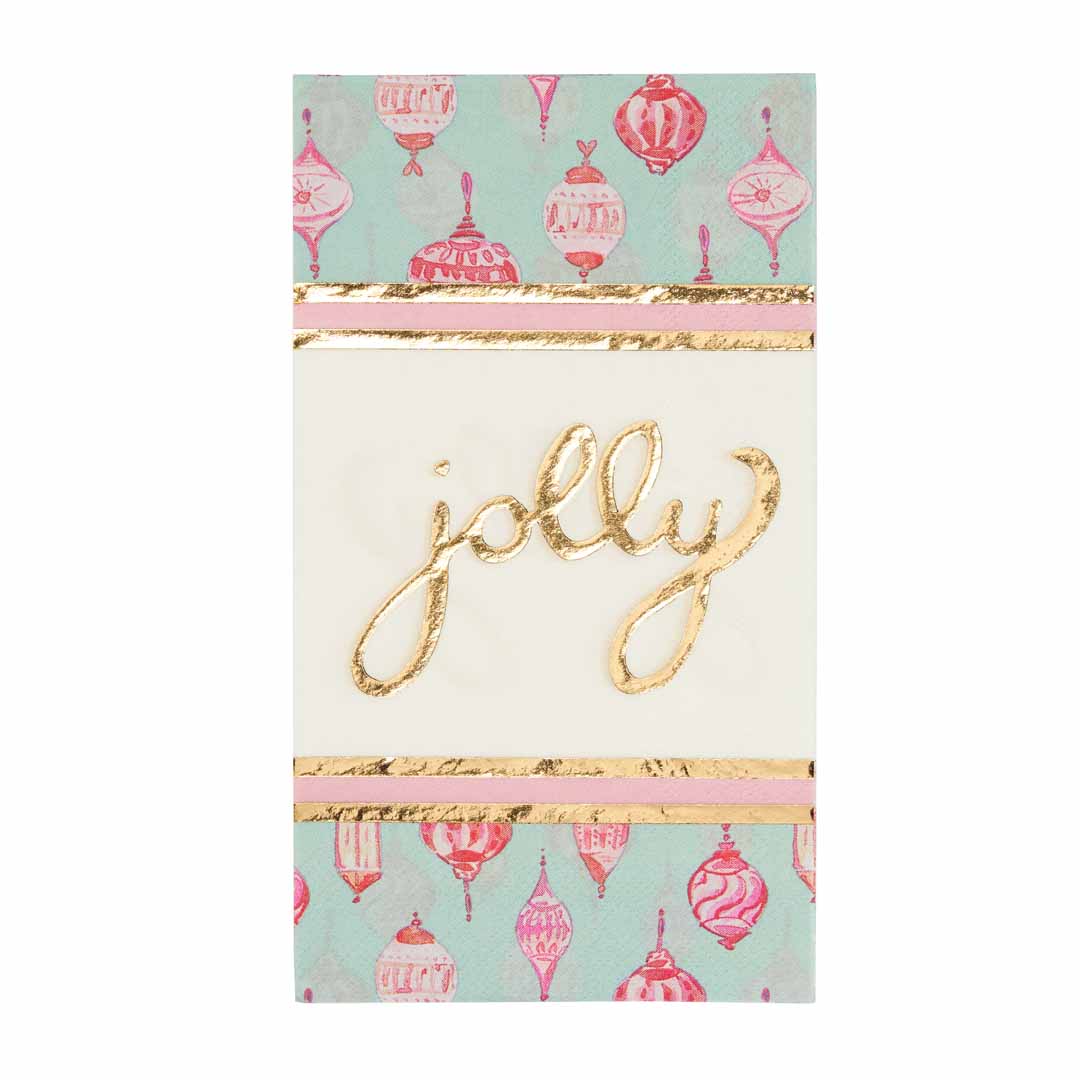 Jolly Holiday Guest Towels - 20 Pack | Premium Disposable Hand Towels for Parties, Weddings & Holiday Gatherings