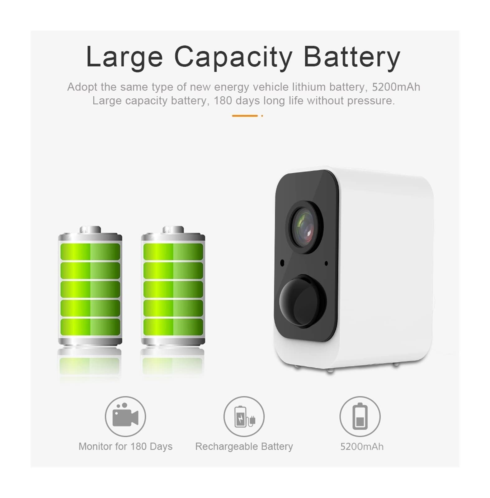 MZZYG Solar Security Camera Outdoor - Wireless WiFi 1080P HD, Rechargeable Battery, PIR Motion Detection with Siren Alarm - Weatherproof Surveillance for Home, Yard, Garage & Business Security