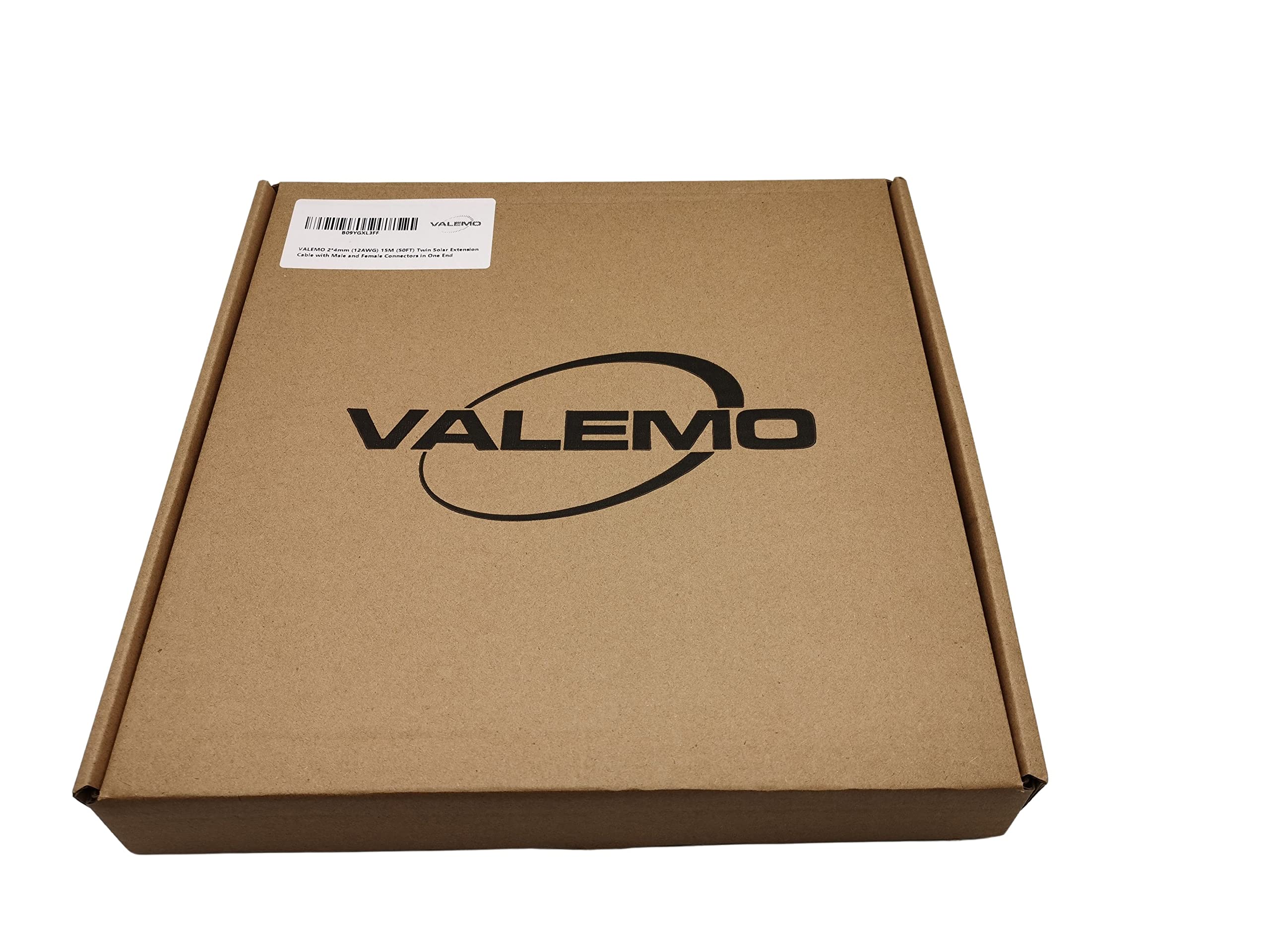 VALEMO 20ft 12 AWG Solar Extension Cable with MC4 Connectors - 2 Core Copper Wire for Solar Panels, Home, RV & Off-Grid Power Systems - Weatherproof Solar Panel Wiring Kit for Outdoor Use