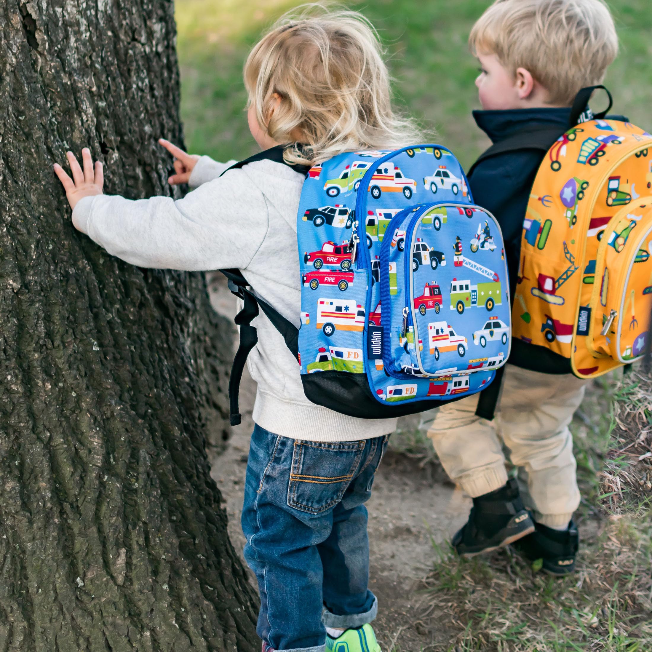 Wildkin Toddler Backpack for Boys & Girls - Durable Kids School Backpack with Construction Theme, Perfect for Preschool & Daycare (Set of 1)