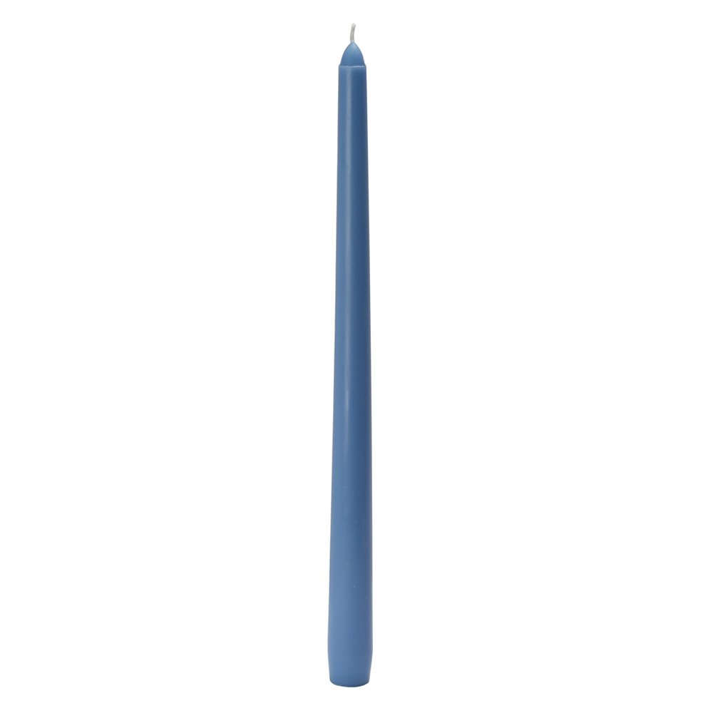 144-Piece 12-Inch Light Blue Taper Candles for Weddings, Parties & Home Decor – CEZ-075_12