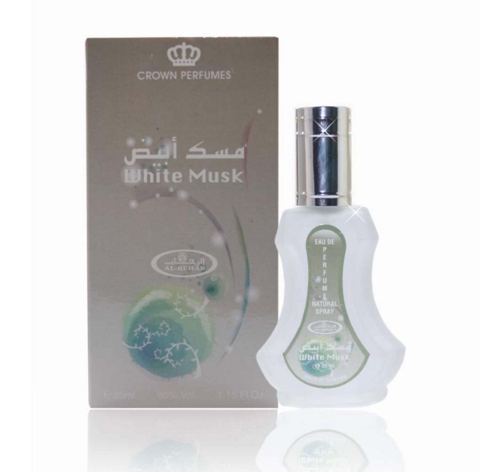 Al-Rehab White Musk Eau De Natural Perfume Spray - 35ml Long-Lasting Fragrance for Women & Men | Perfect for Daily Wear, Date Nights & Special Occasions