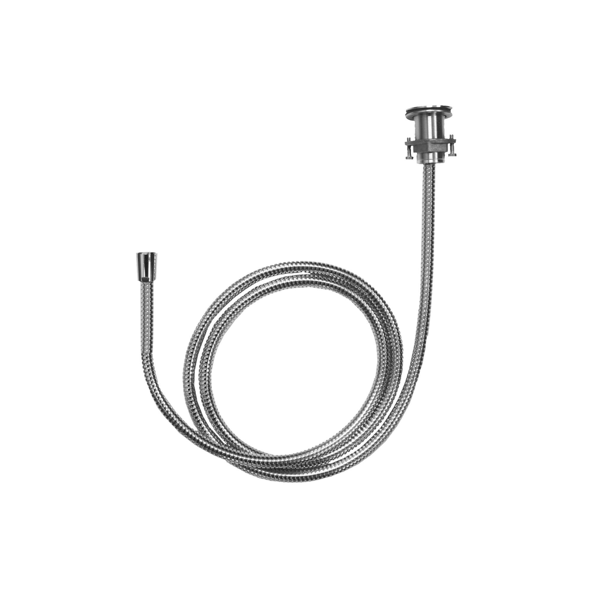 hansgrohe Chrome Handheld Shower Replacement Hose - 64-Inch Easy Install Shower Hose (Model 06438000) for Bathroom, Spa & RV Use