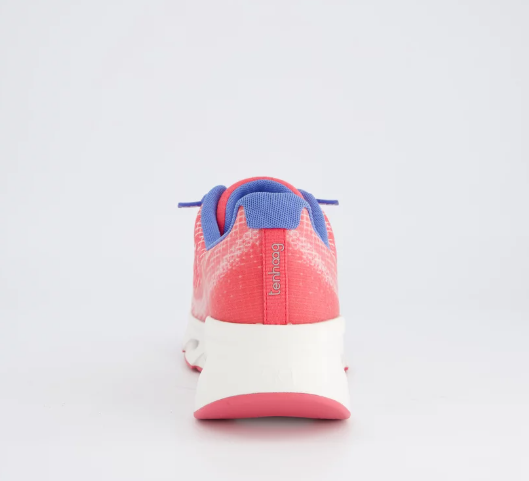 TENHAAG Women's Pink & Blue Slip-On Sneakers - Comfortable Casual Walking Shoes for Gym, Workout, and Everyday Wear