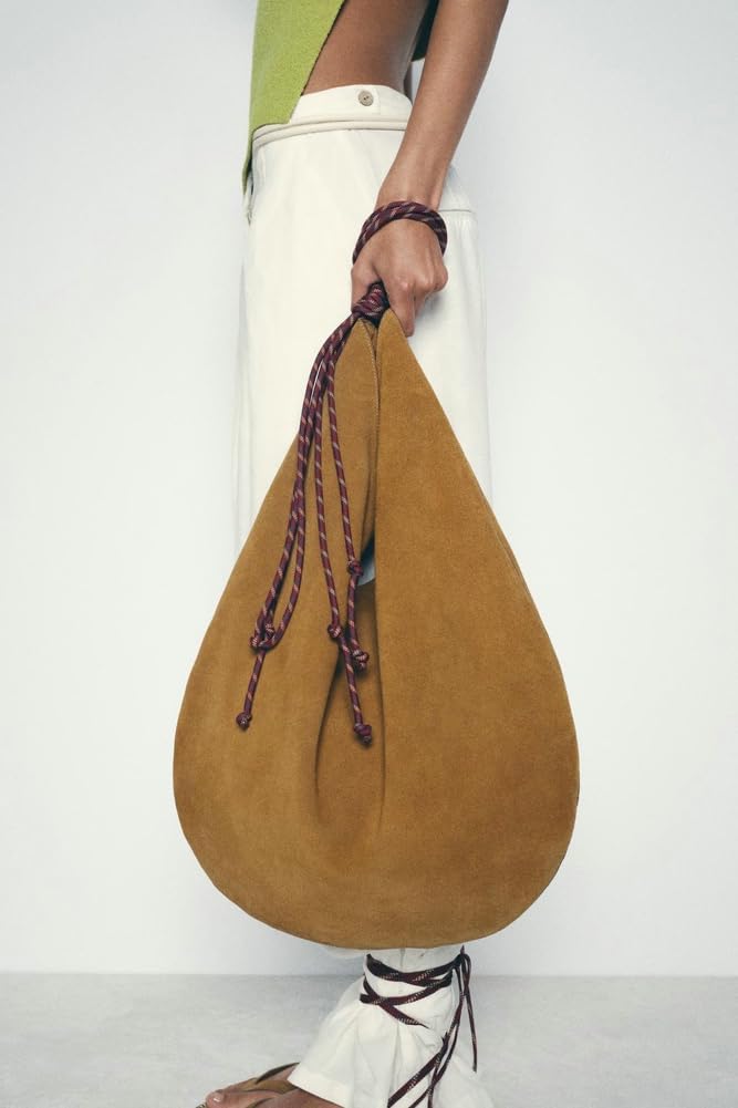 Trendy Women's Suede Hobo Bags - Large Crossbody Shoulder Purse, Slouchy Top Handle Tote Handbag for Work, Travel & Everyday Use | Cute Satchel Bag for Casual Outings & Shopping