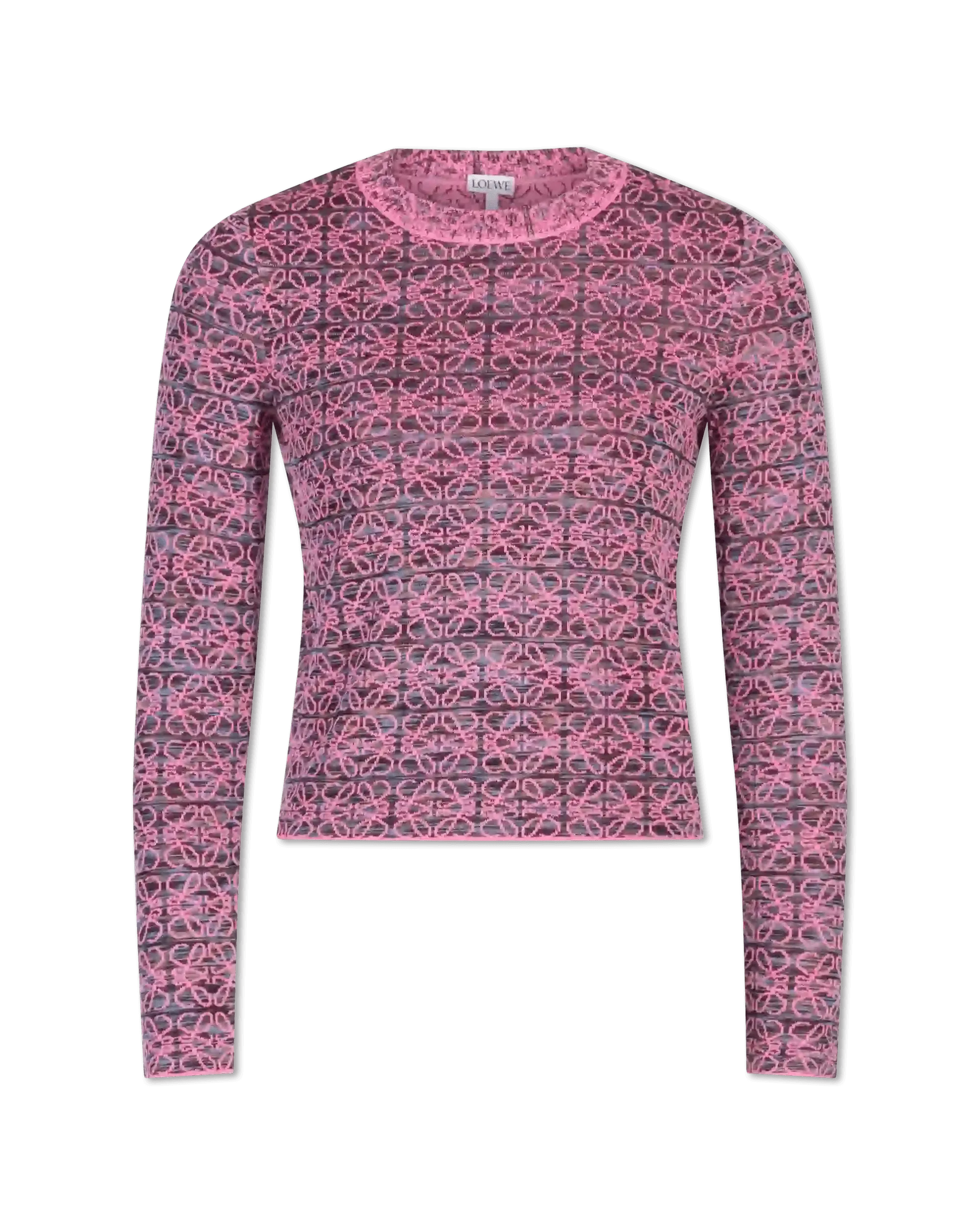 Stylish Anagram Jacquard Logo Top for Women | Trendy & Comfortable Blouse | Perfect for Casual Outings, Office Wear & Date Nights