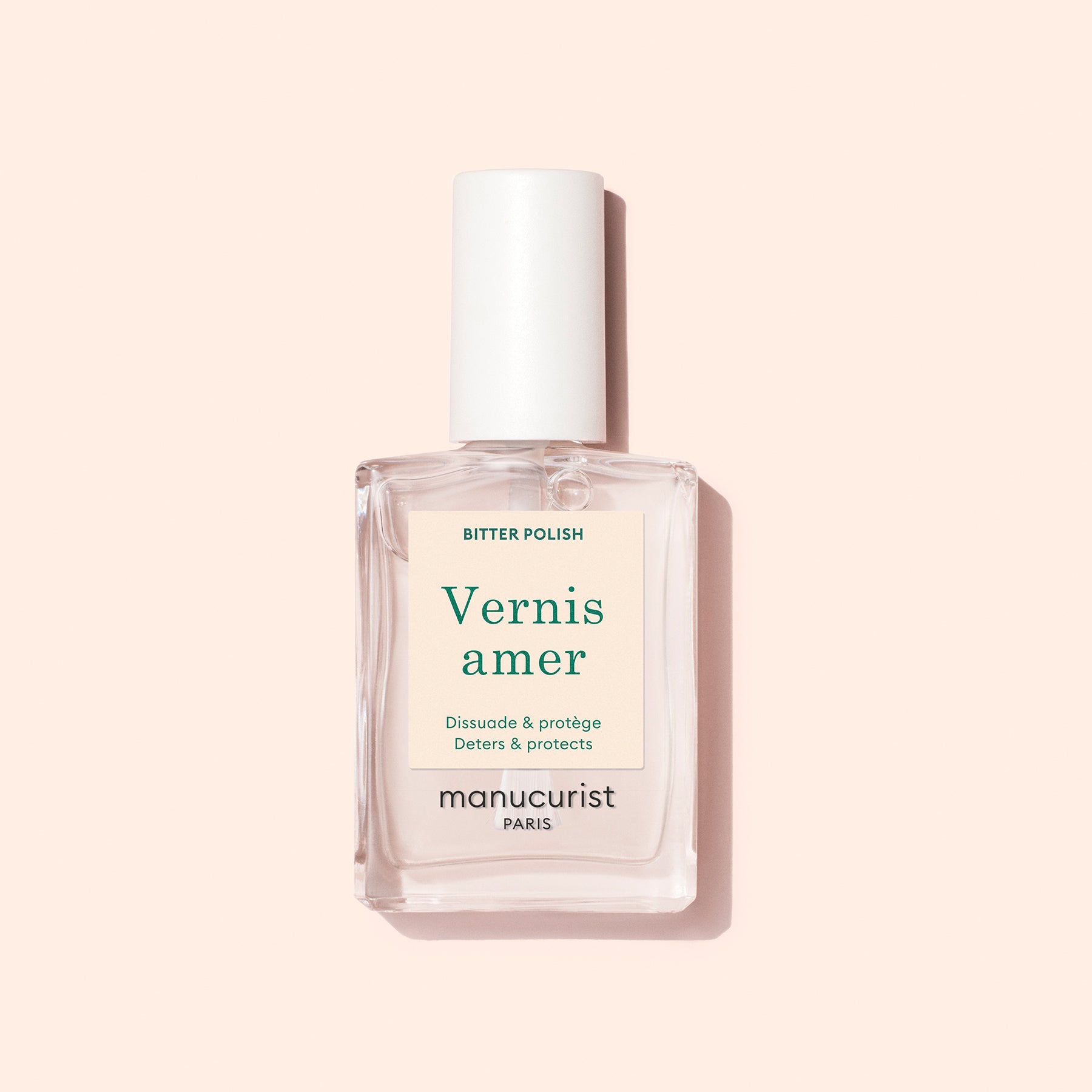 Bitter Nail Polish - Long Lasting Matte Finish for Nail Biting Prevention - Perfect for Kids & Adults at Home, School, or Work
